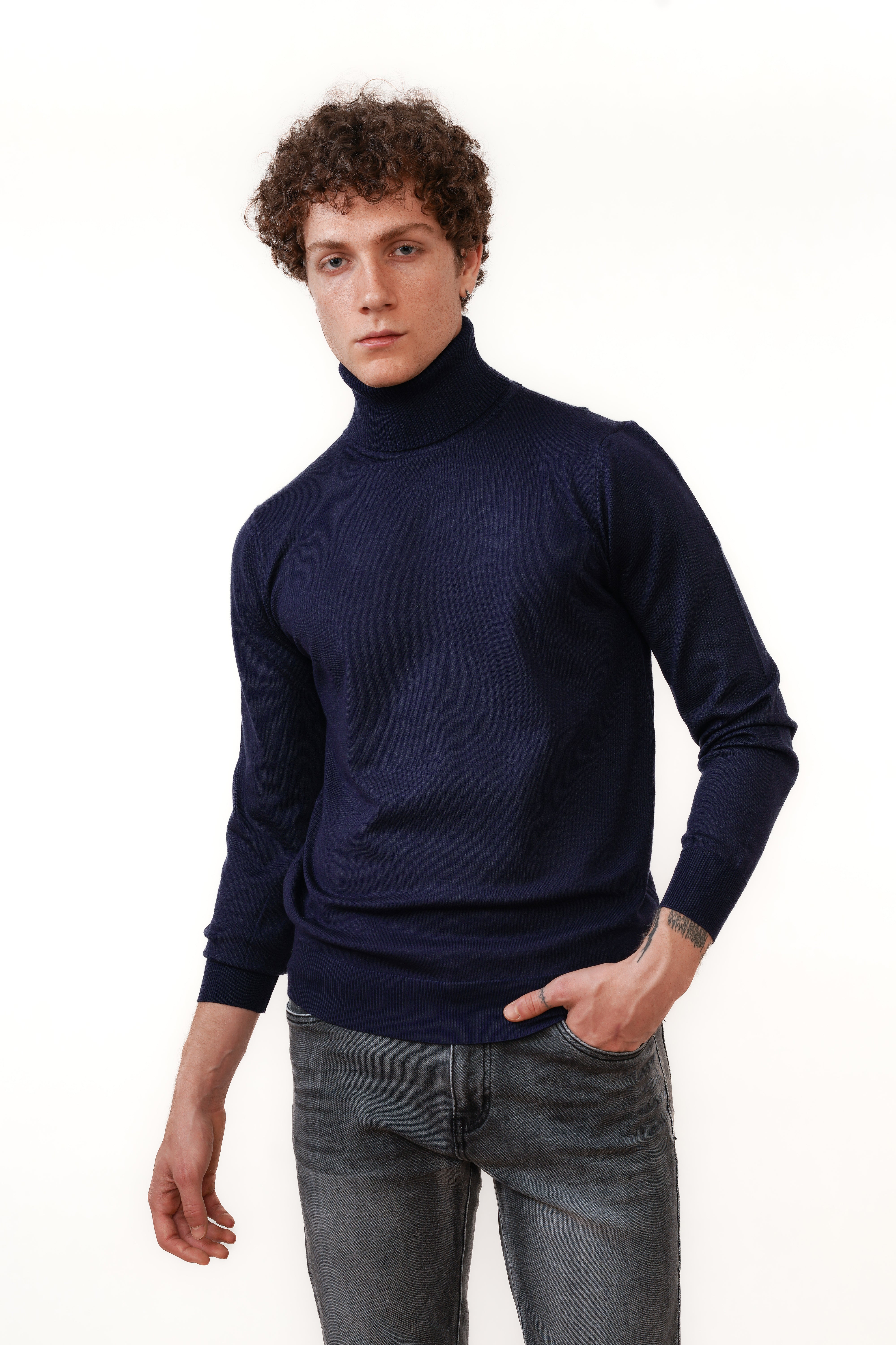 Valenci Turtleneck Navy