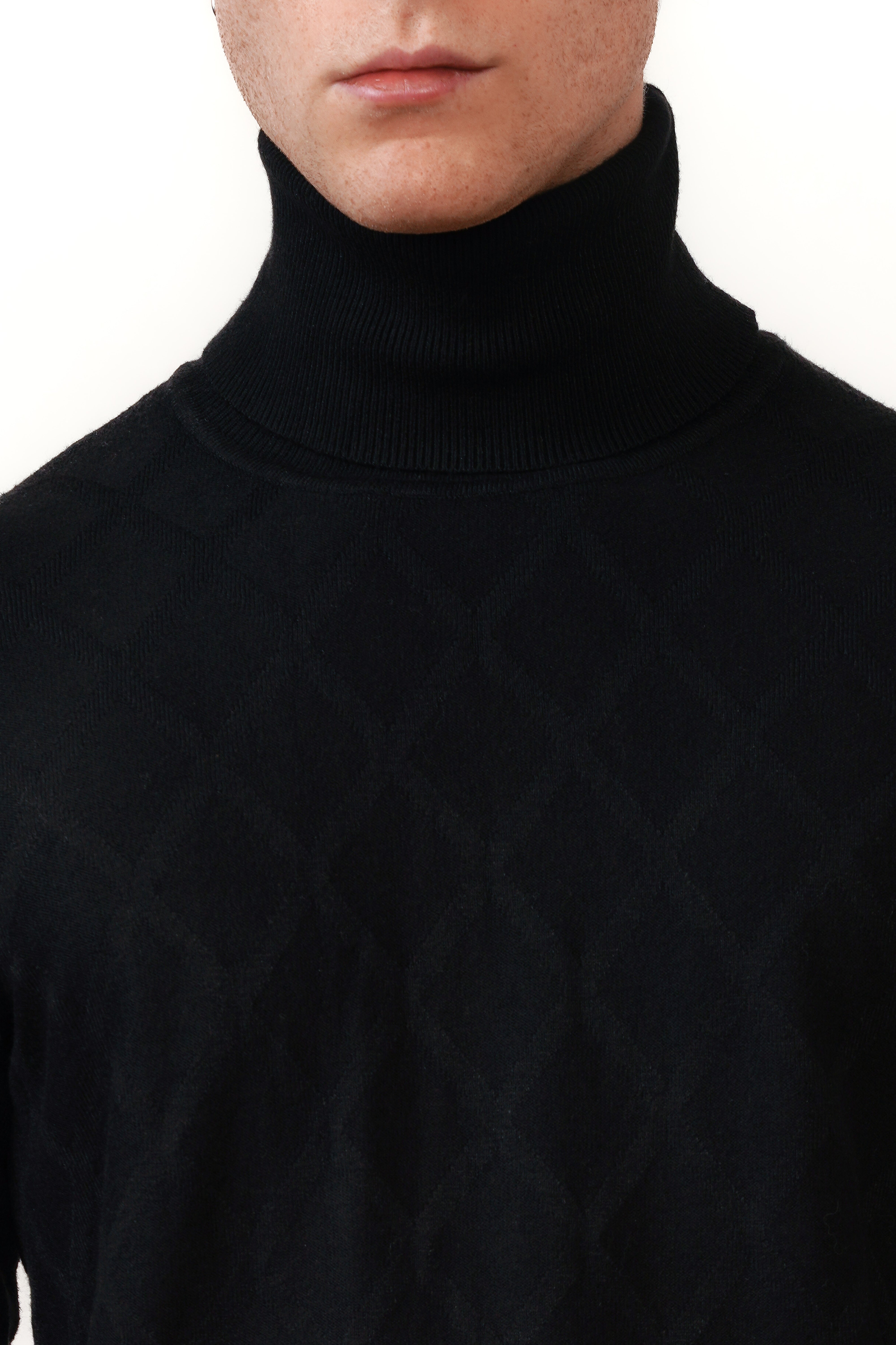 Dolcevita Valenci a quadri Nero