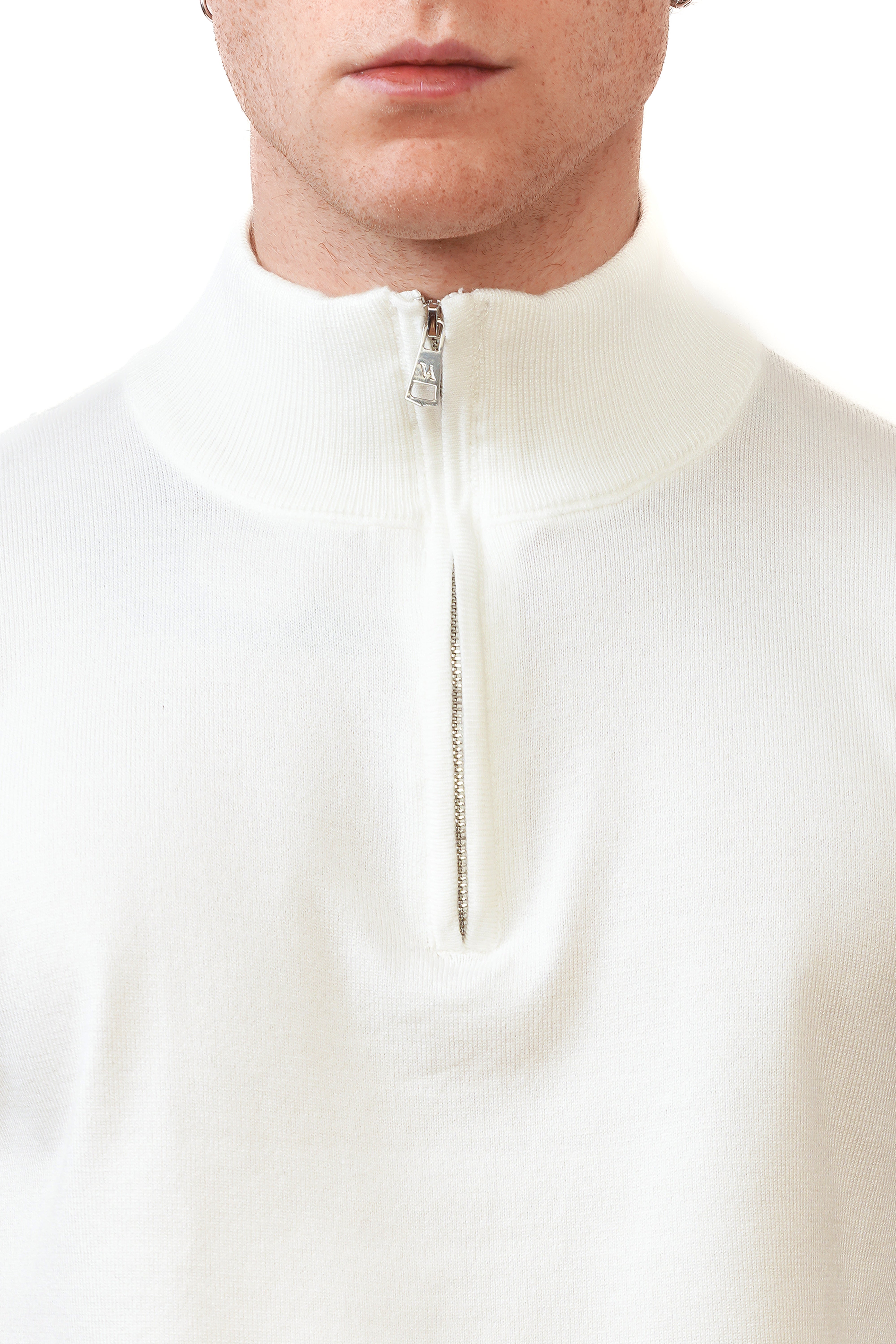 Valenci Halfzip Wit