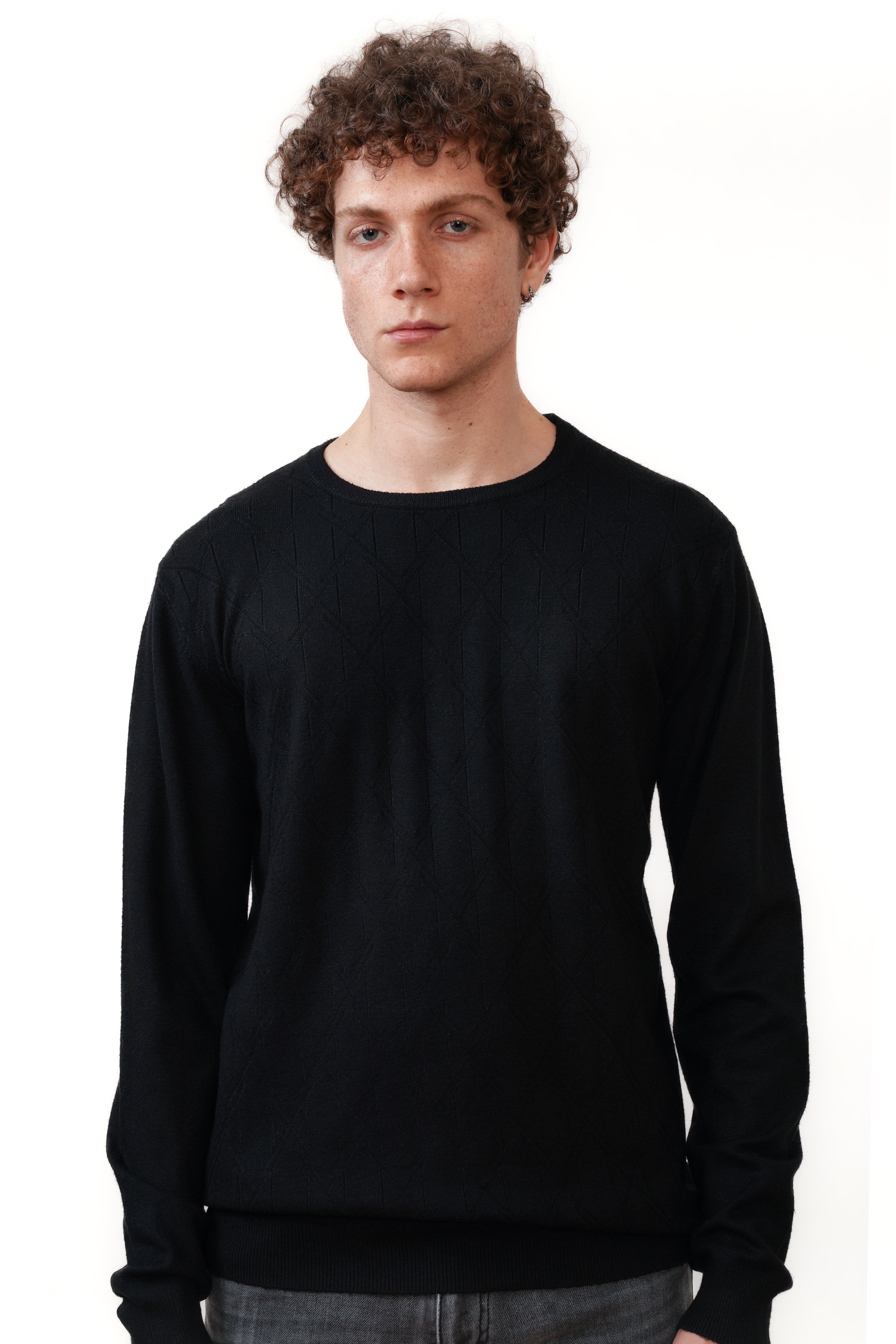 Col Rond Valenci Noir