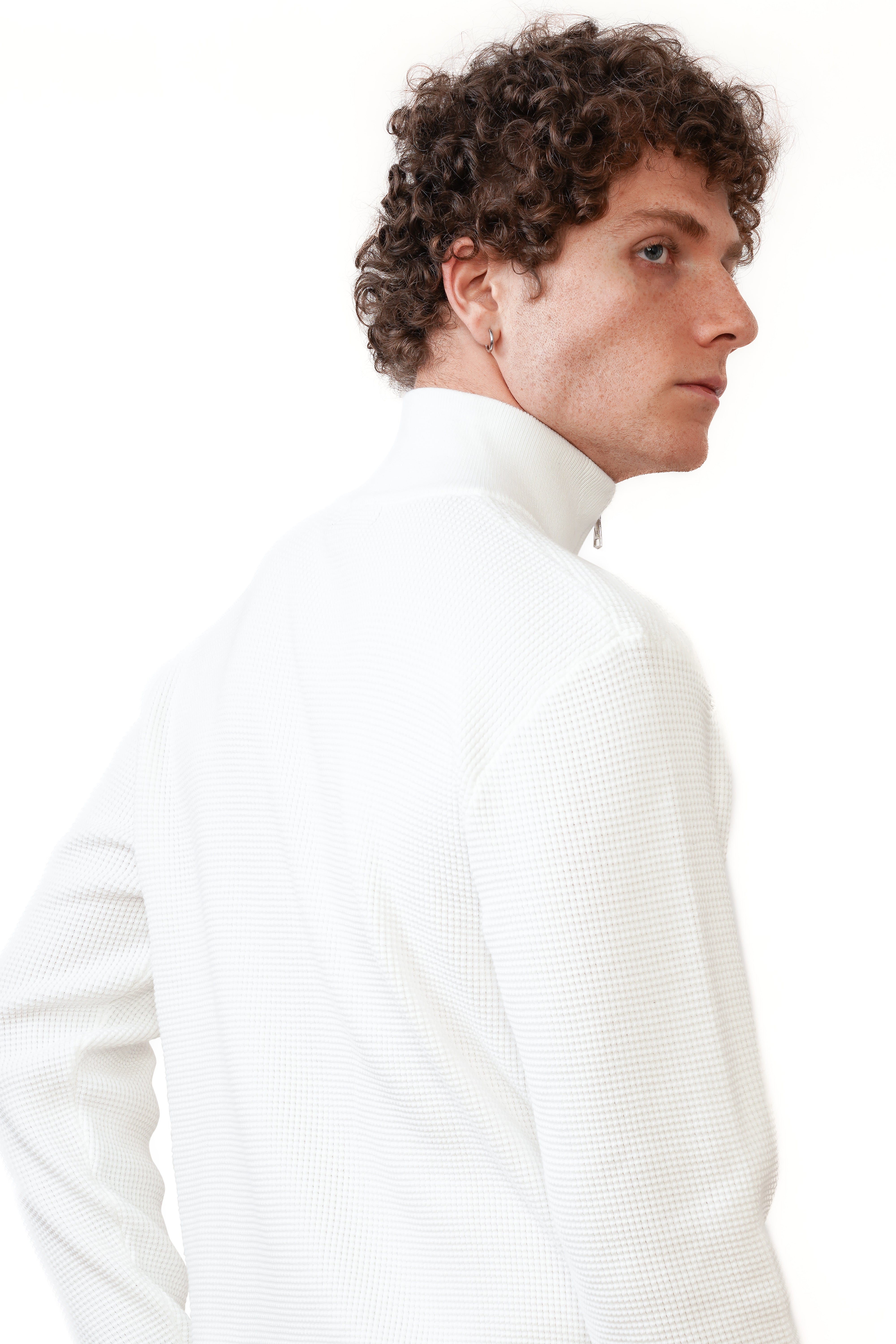 El Santo Halfzip Blanco