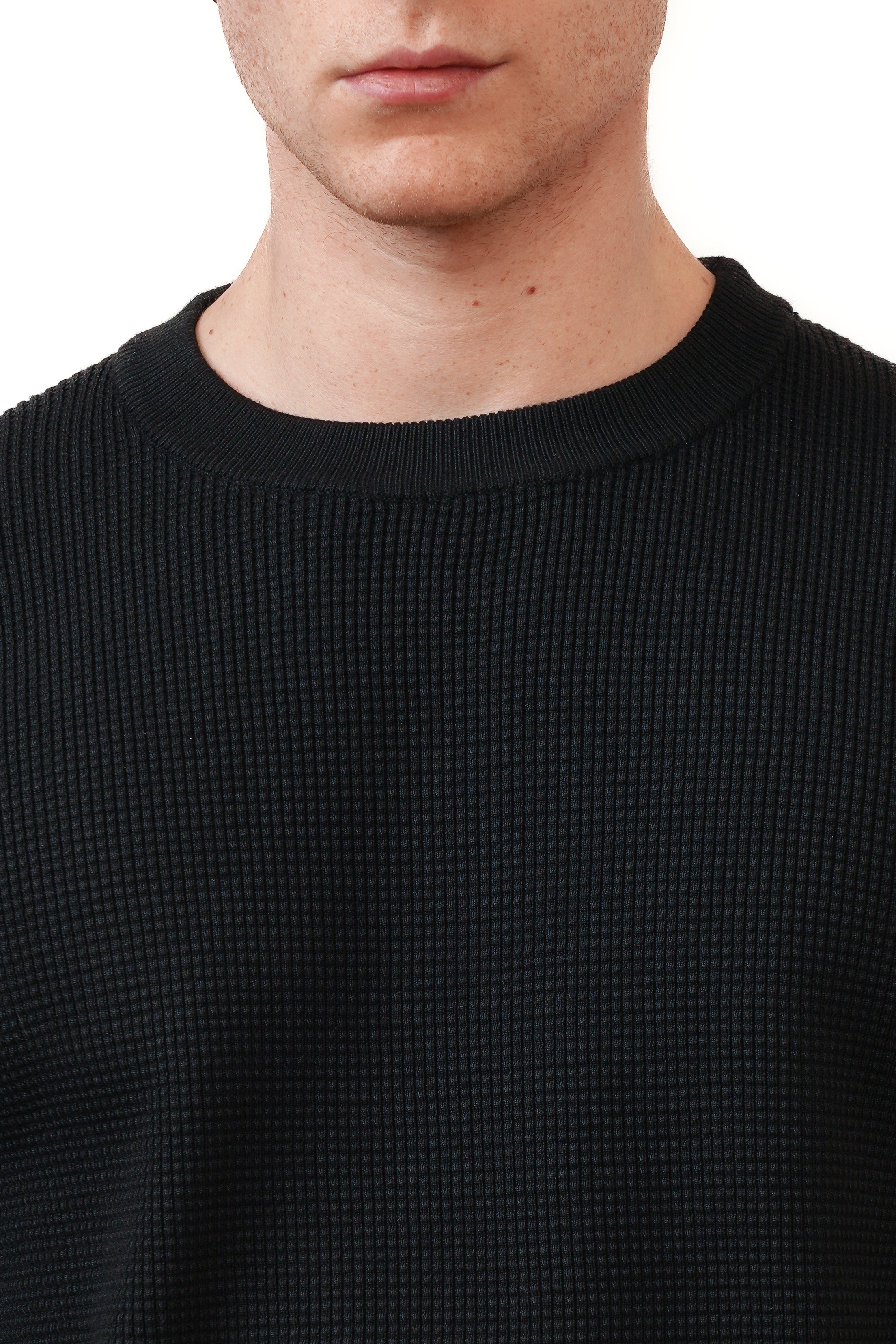 The Saint Crewneck Zwart