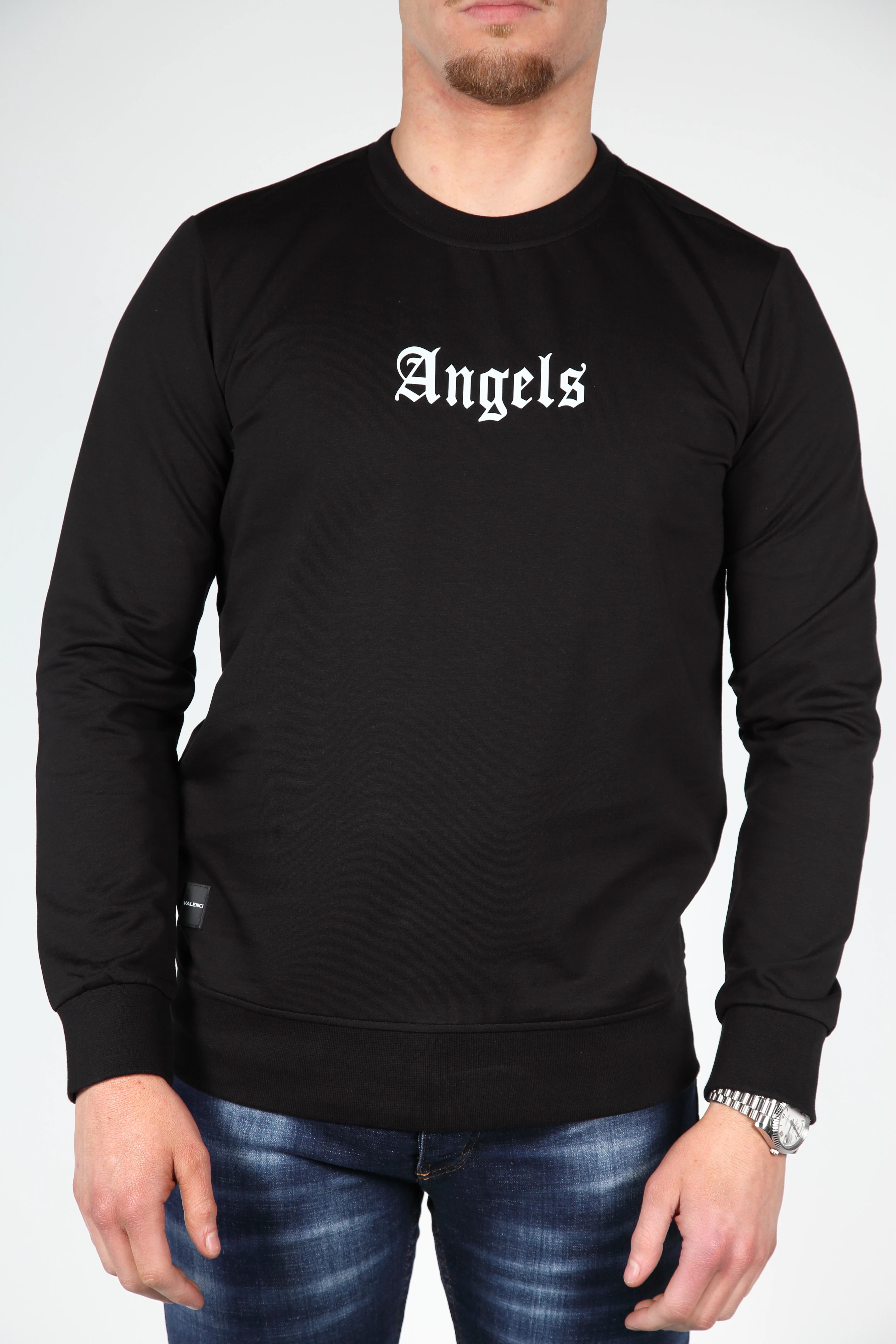 Pull noir anges noirs
