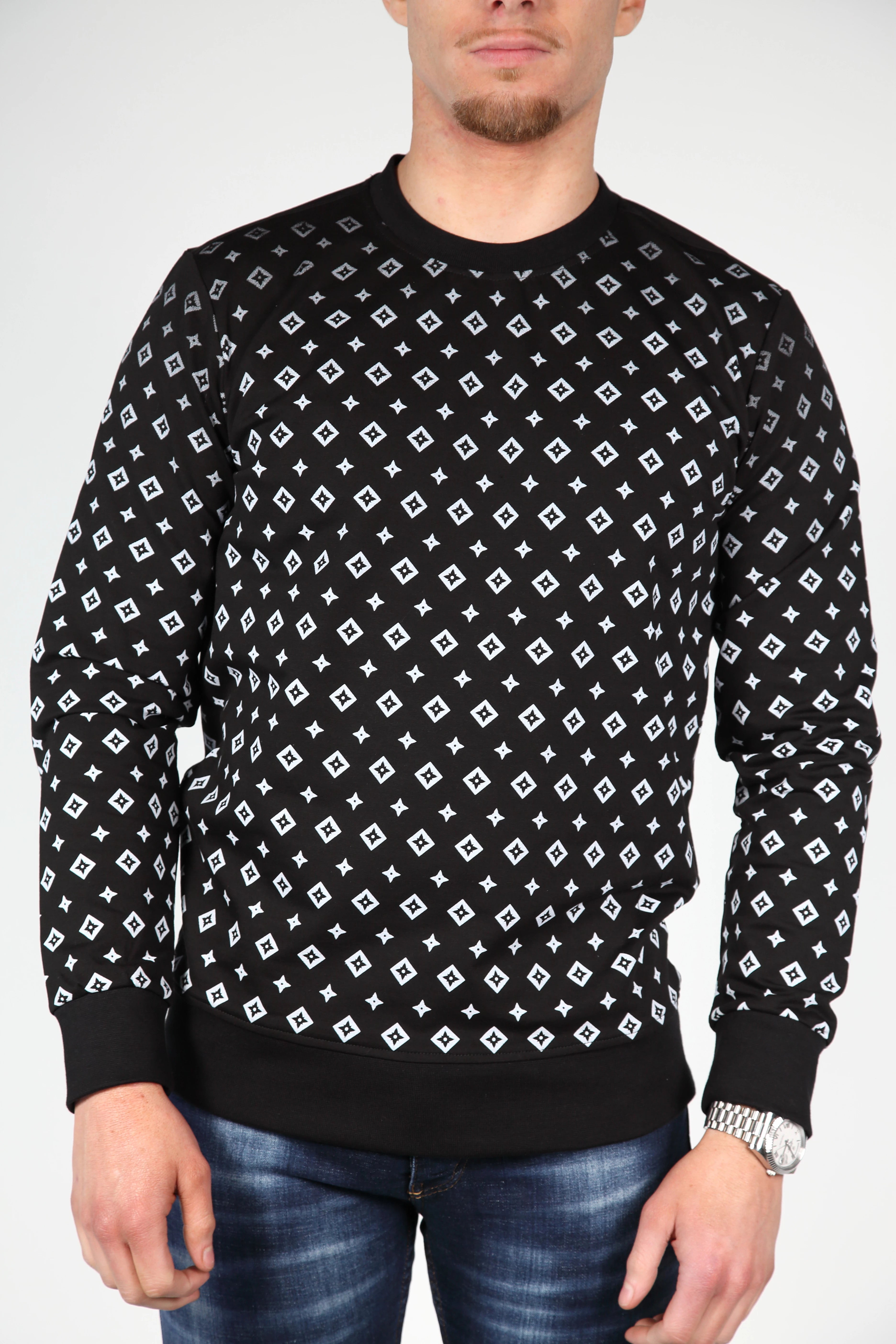 Maglione valenti nero /bianco