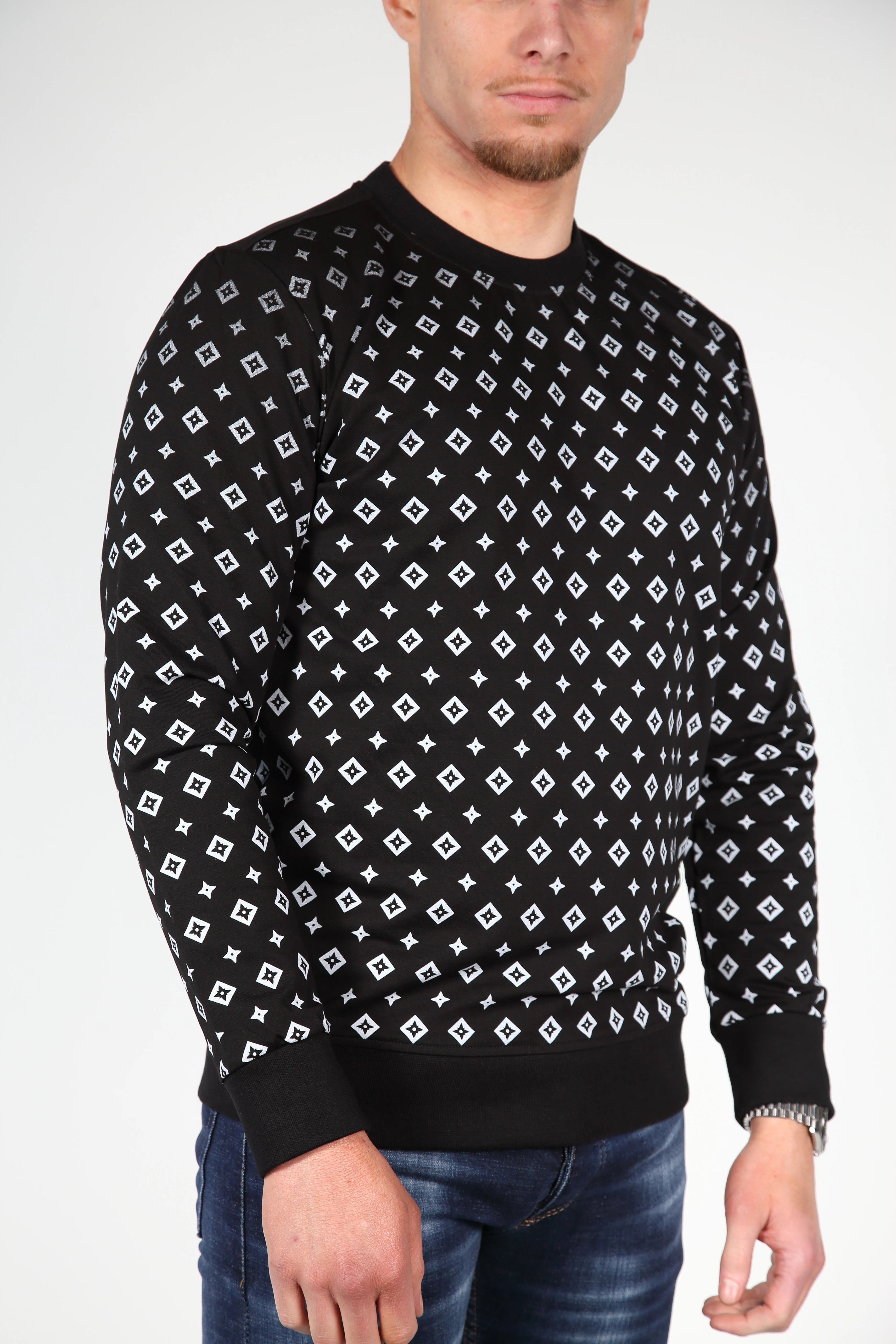 Maglione valenti nero /bianco