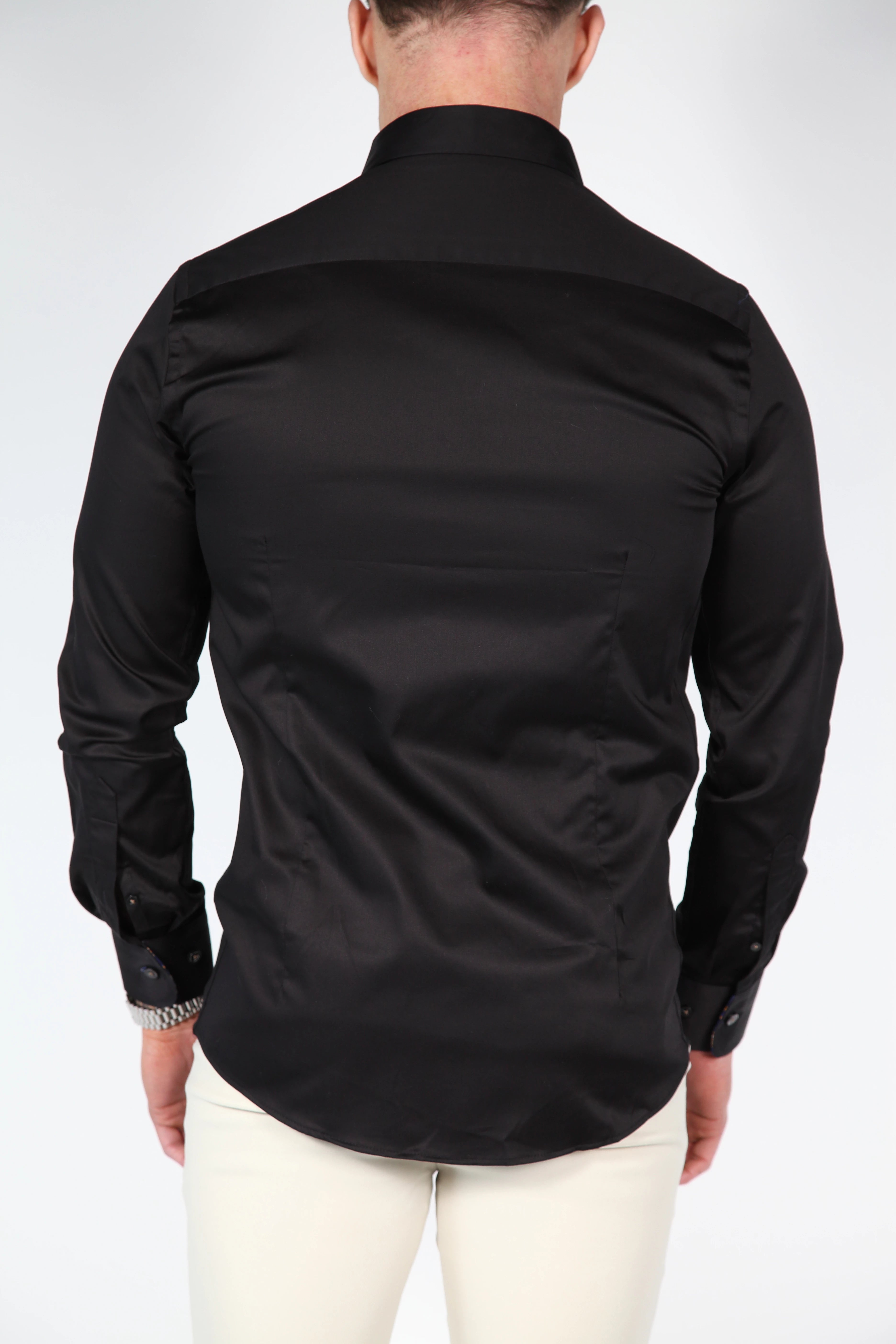 Overhemd Lange Mouw Marino Zwart