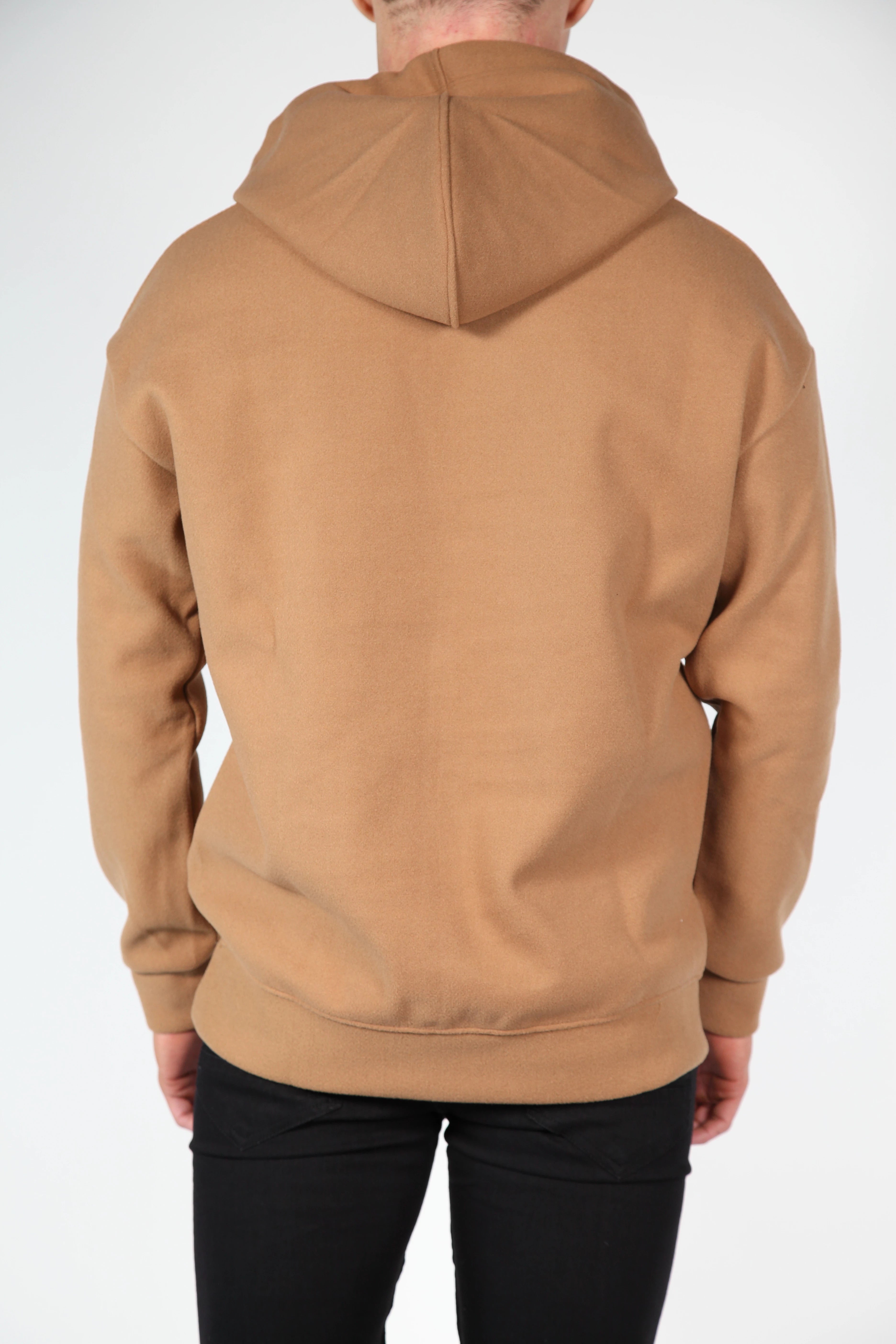 Camel trigale con cappuccio