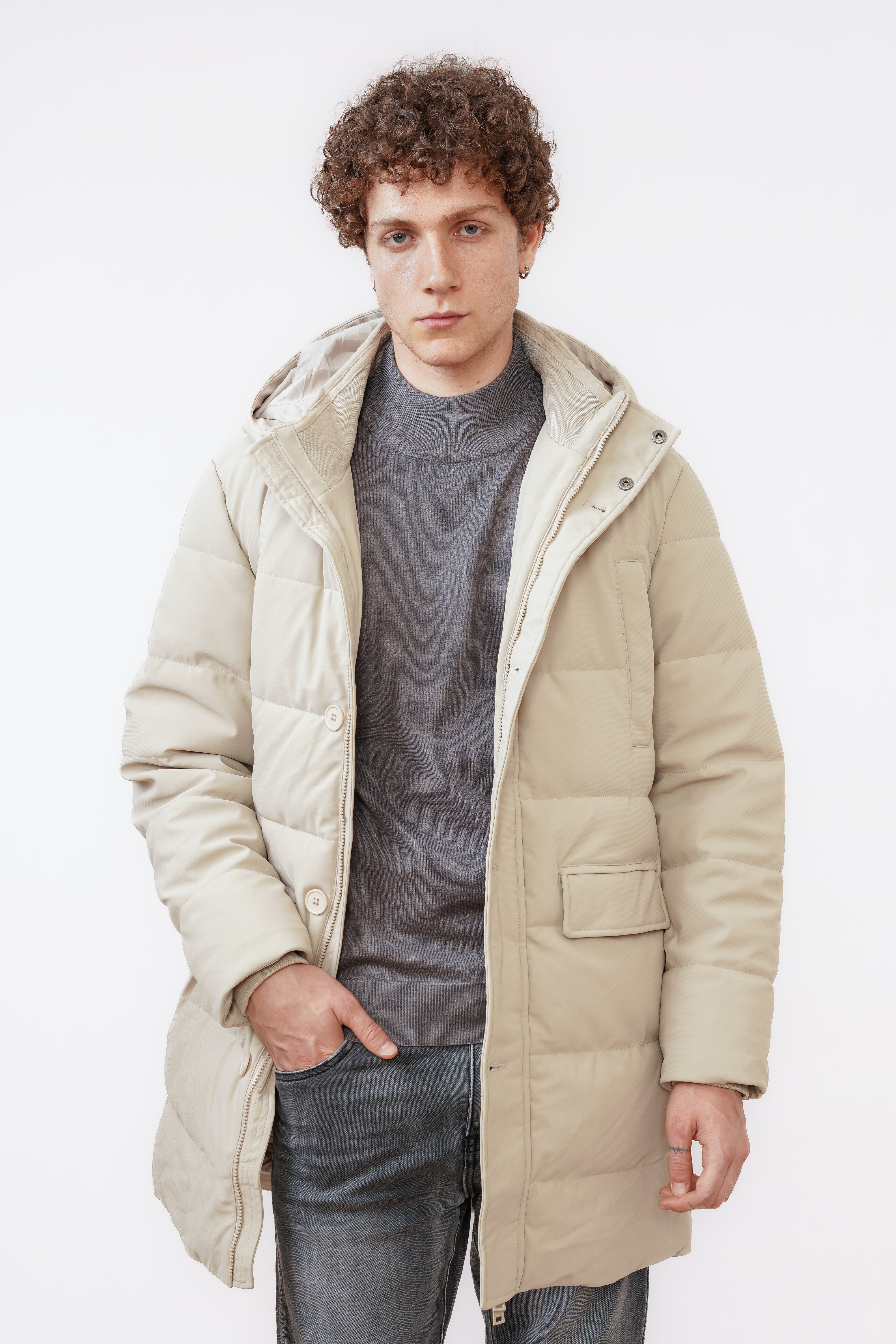 Pufferjas Salvatore Beige