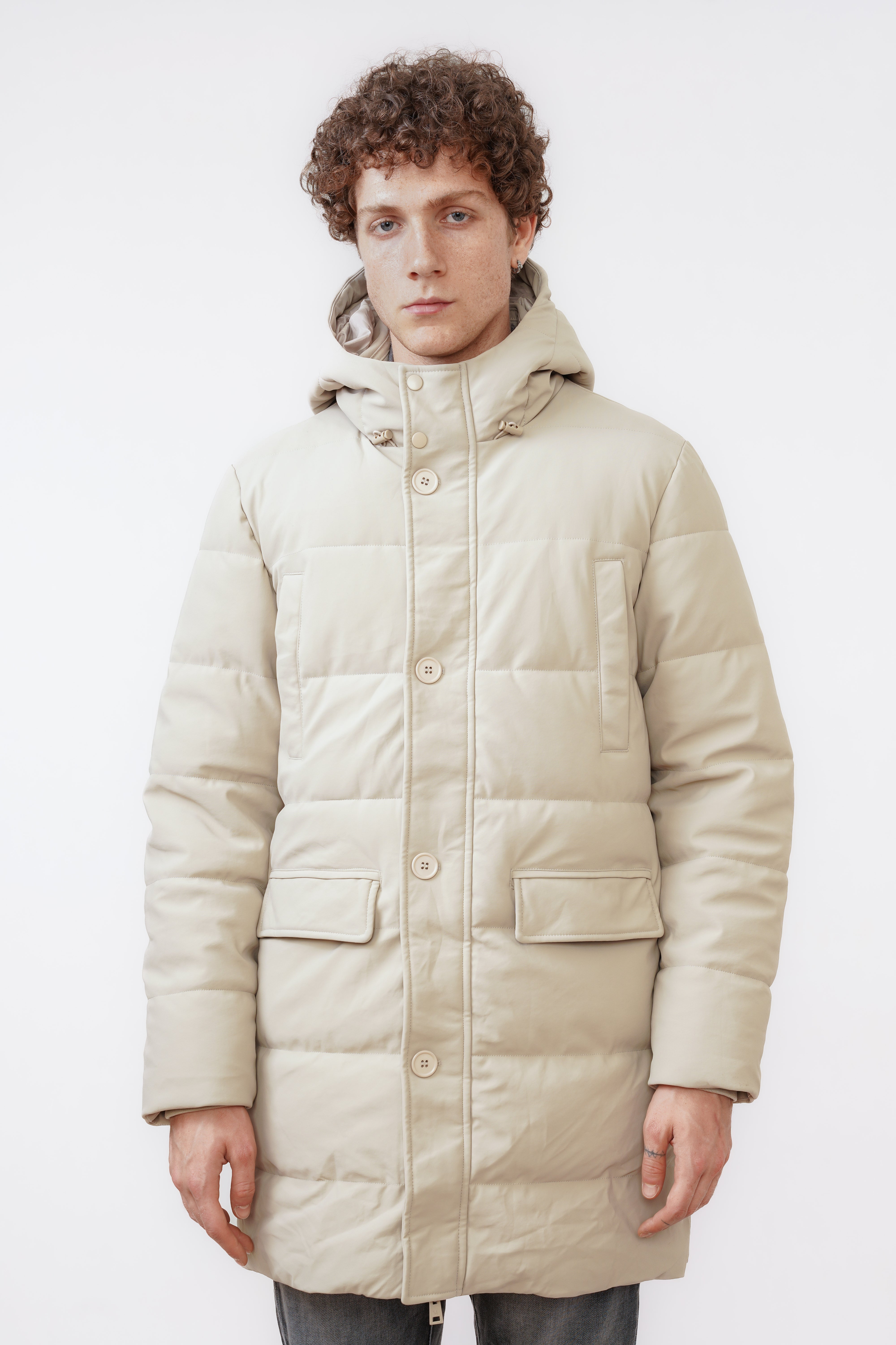 Pufferjas Salvatore Beige