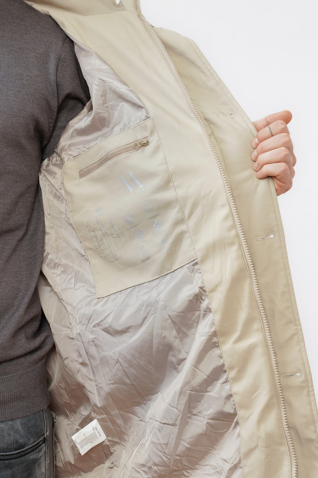 The Salvatore Winterjas Beige
