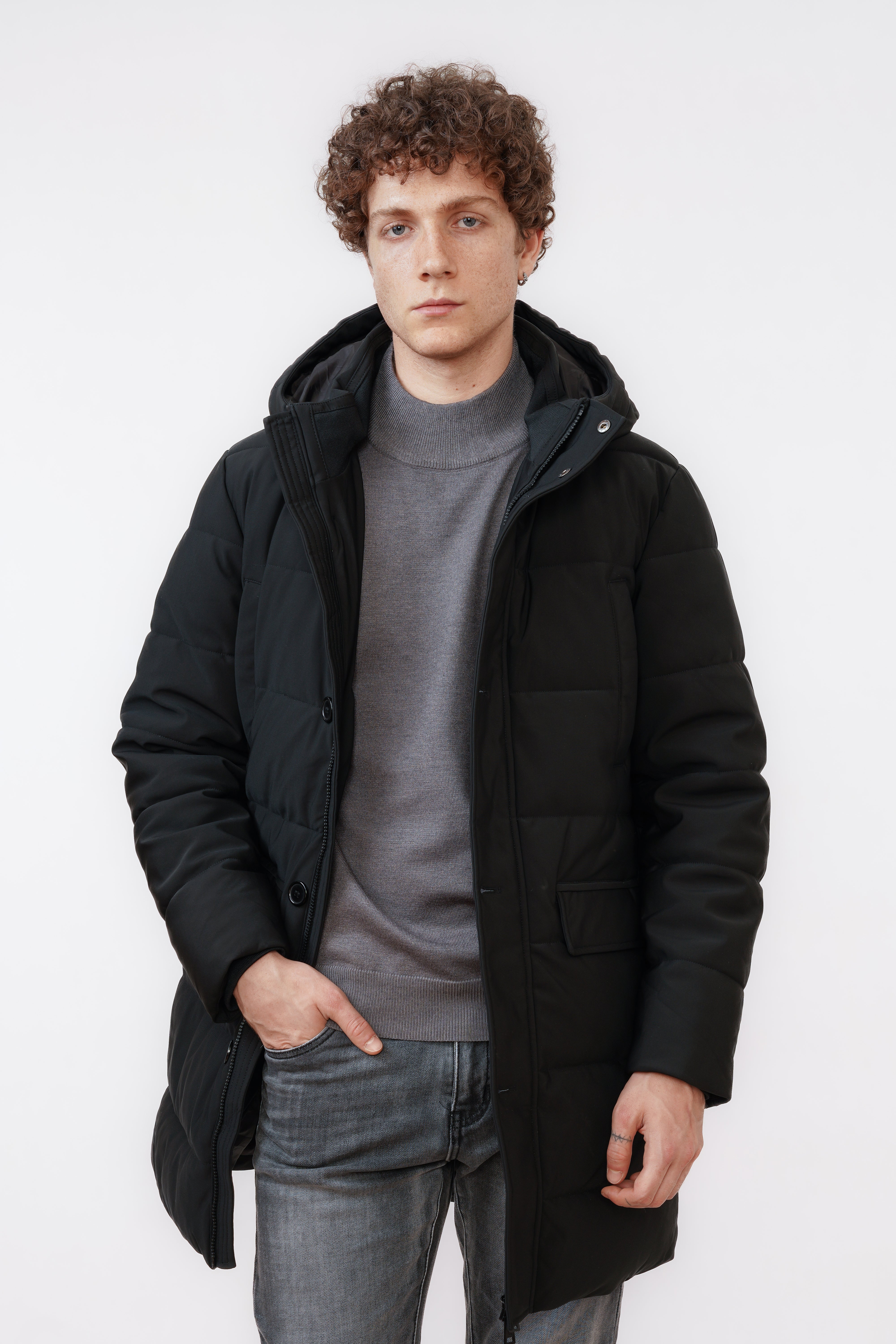 Pufferjas Salvatore Zwart