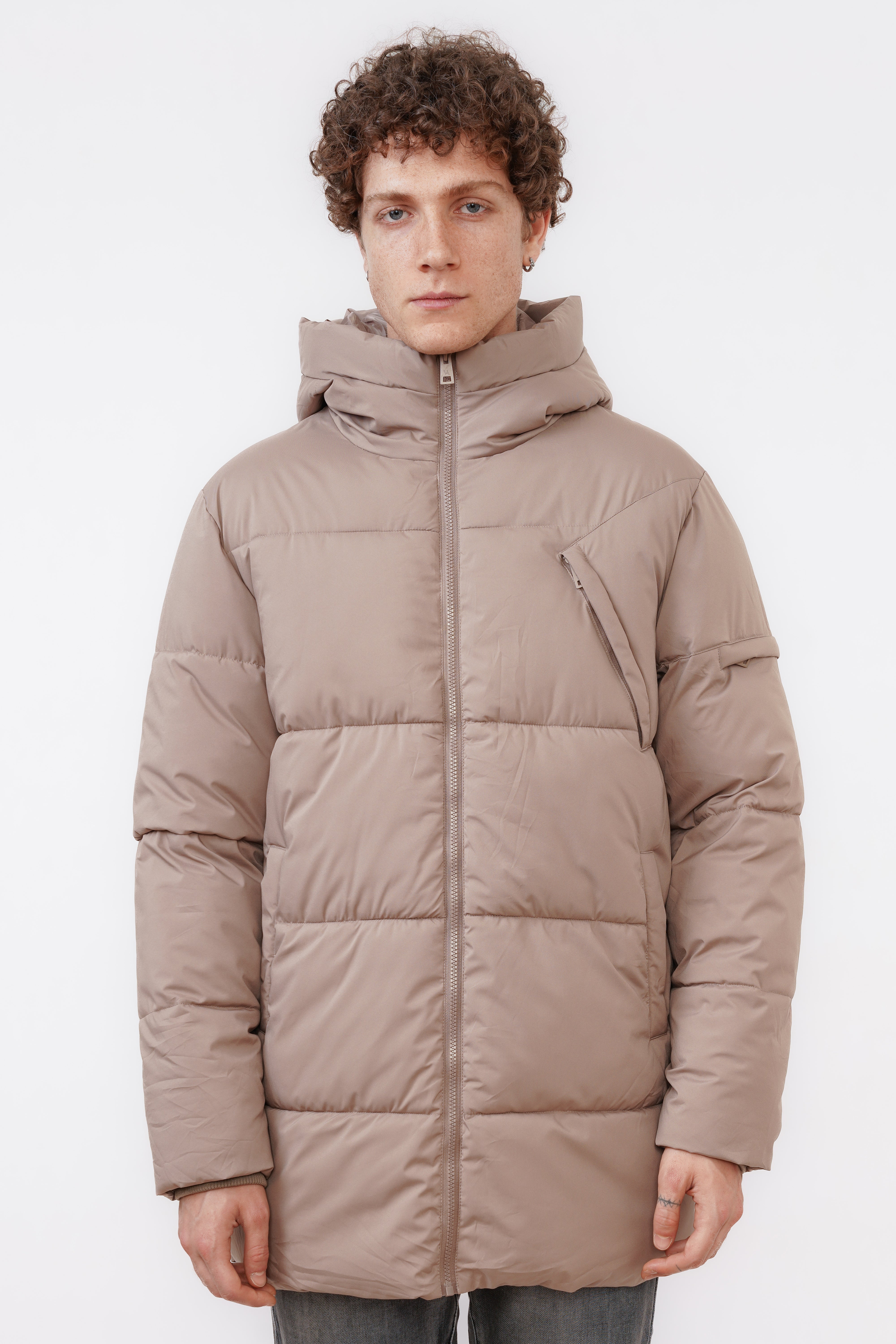 Pufferjas Valerio Beige