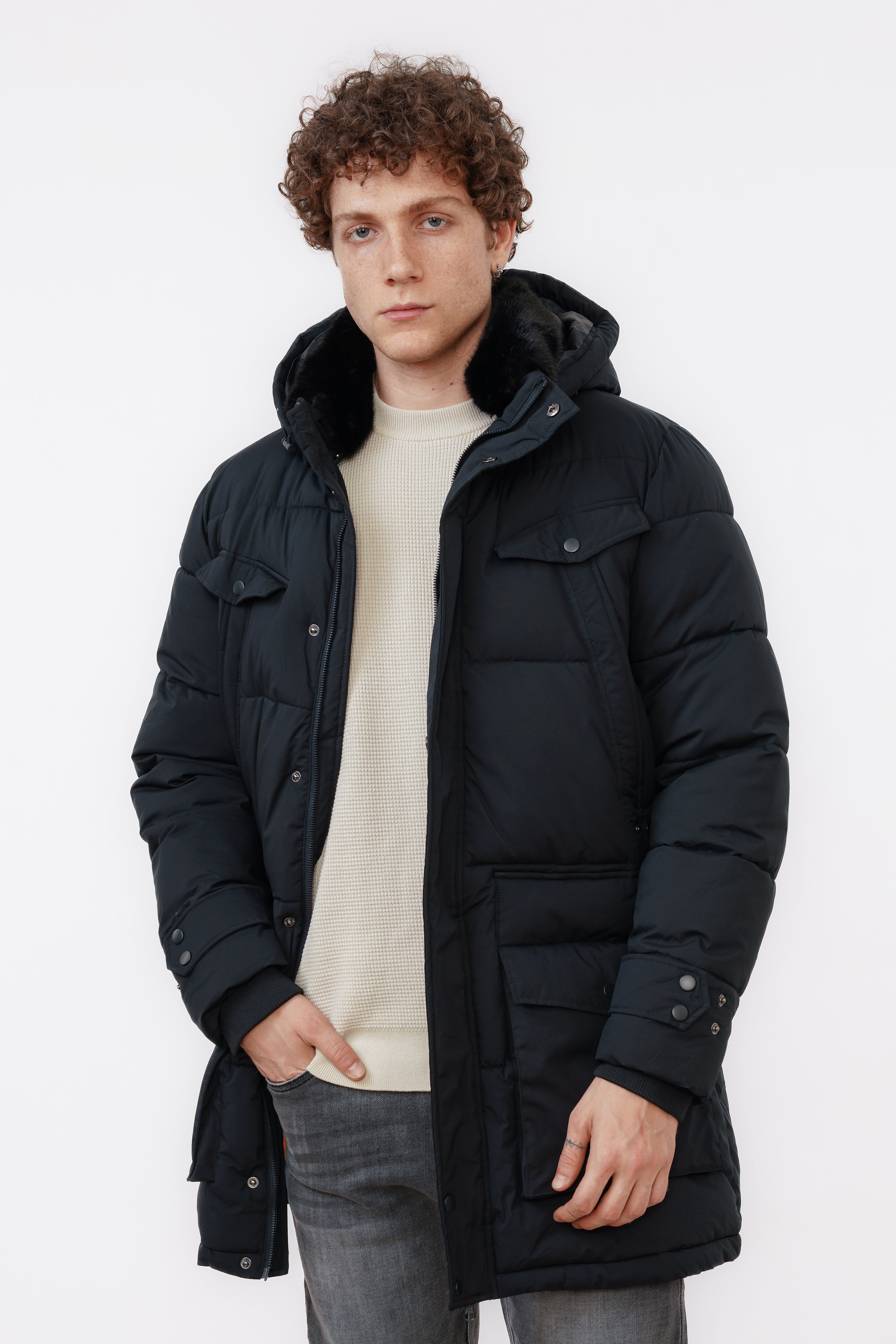 Parka Winterjas Federico Navy