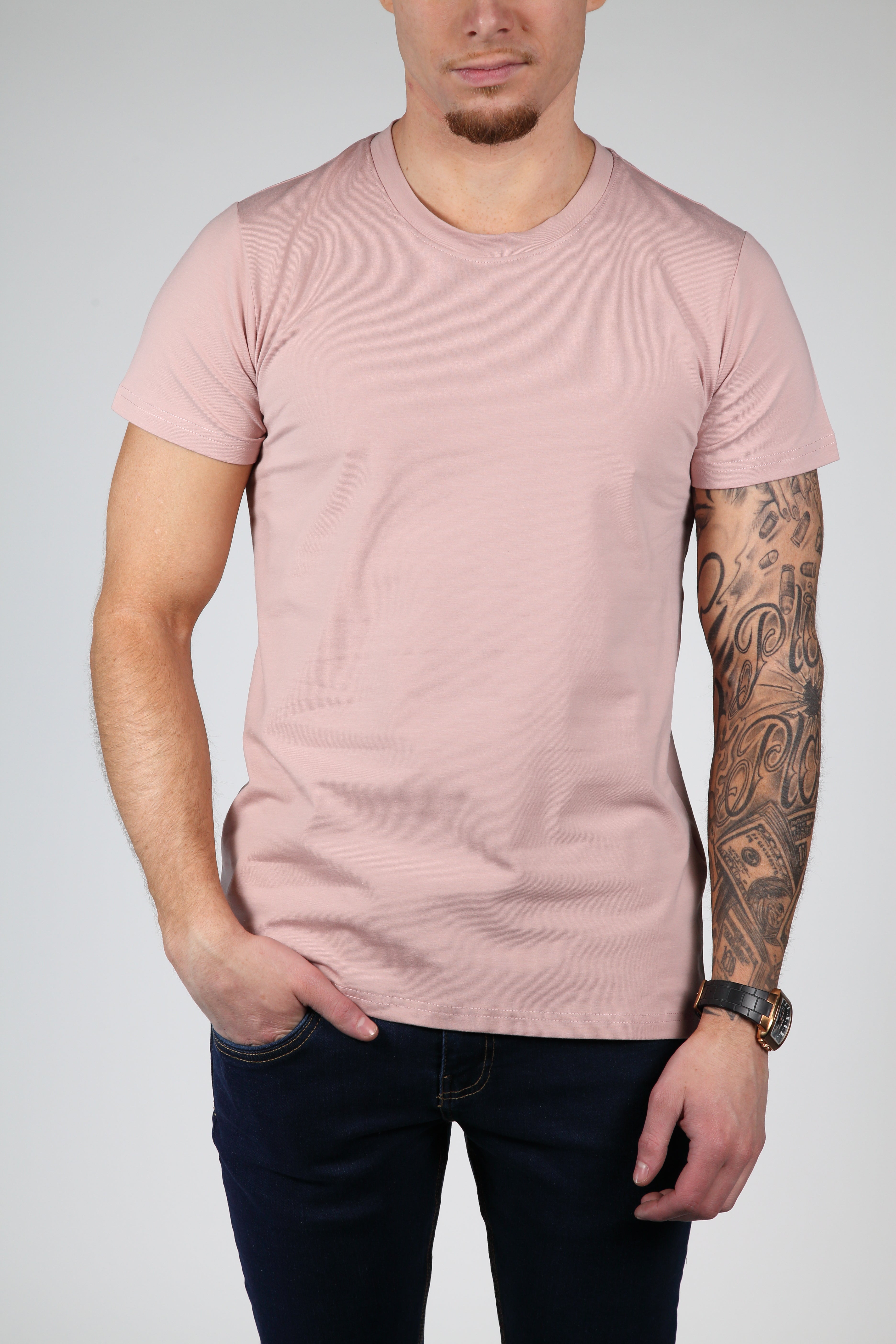Camiseta de salmón básica