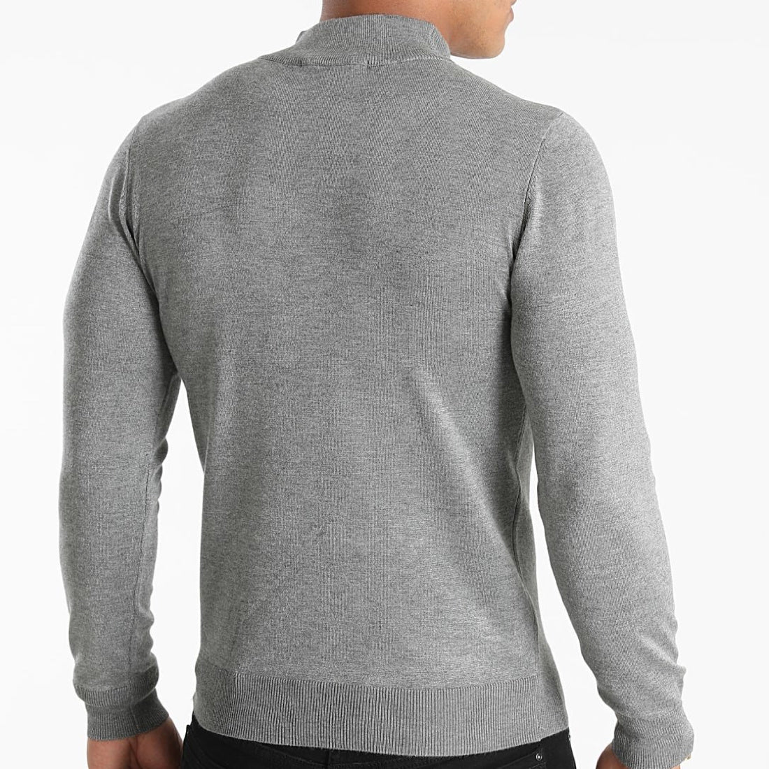 Gray Turtleneck Men
