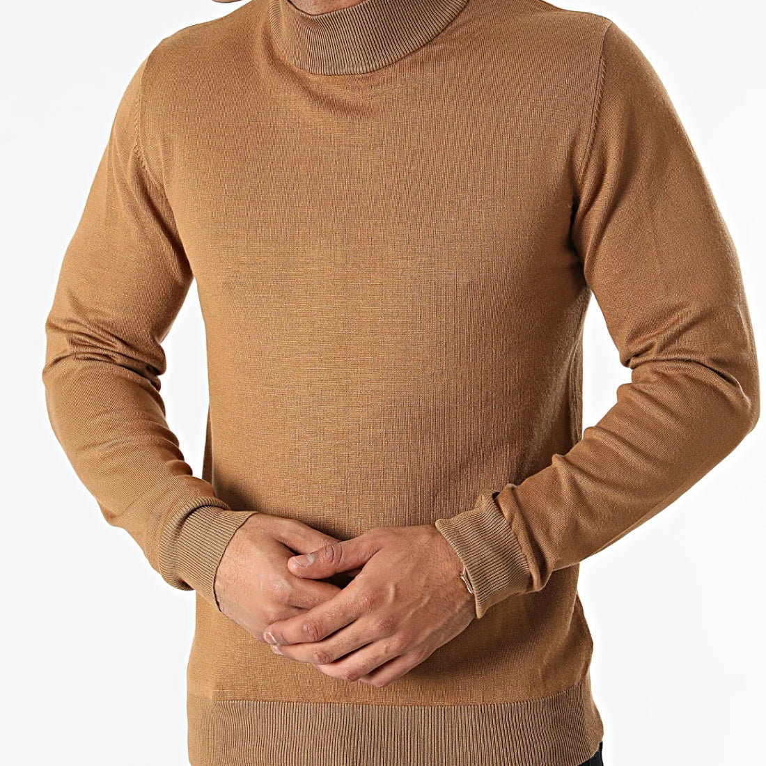 Camel Turtleneck Men