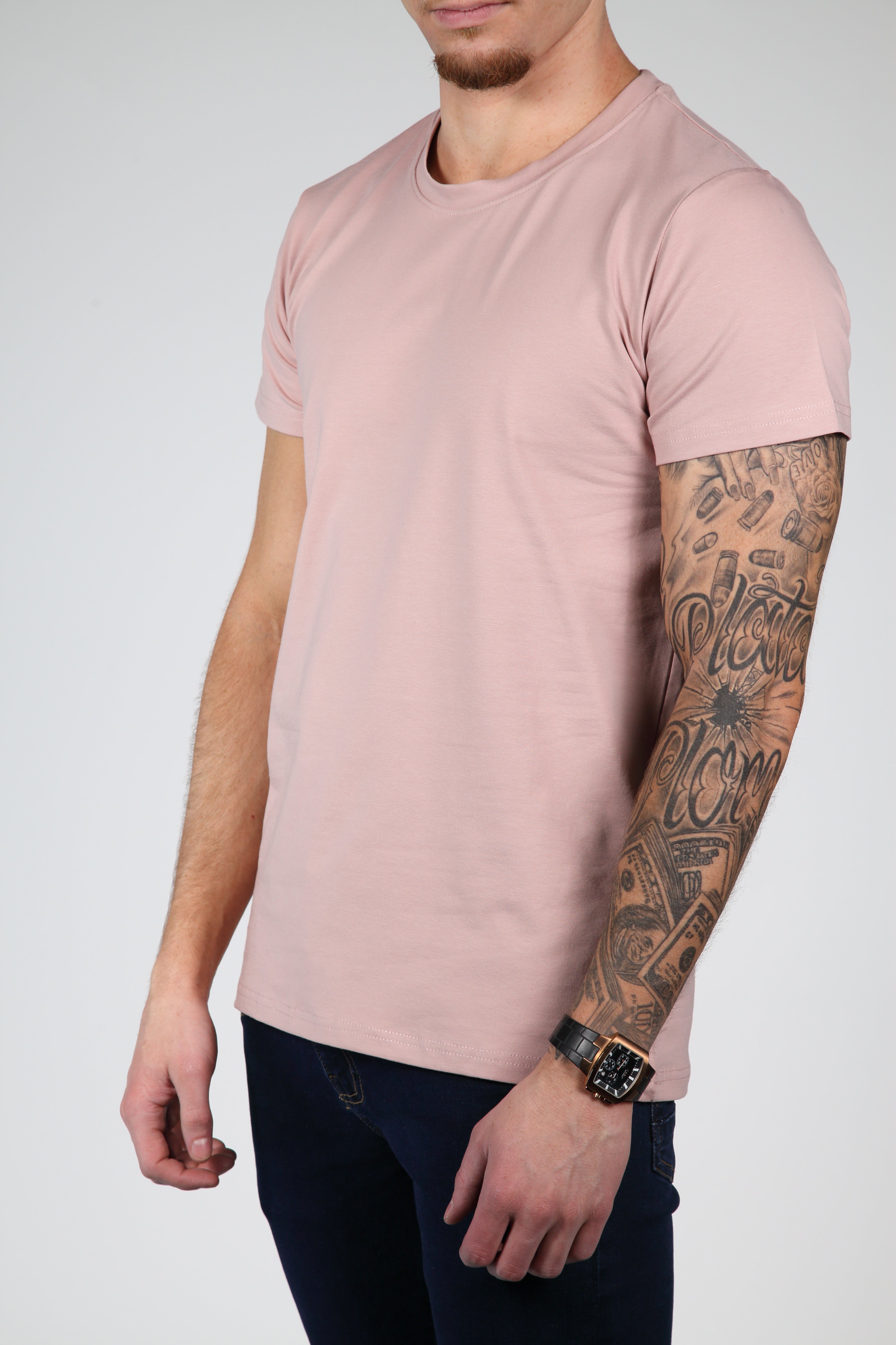 Camiseta de salmón básica