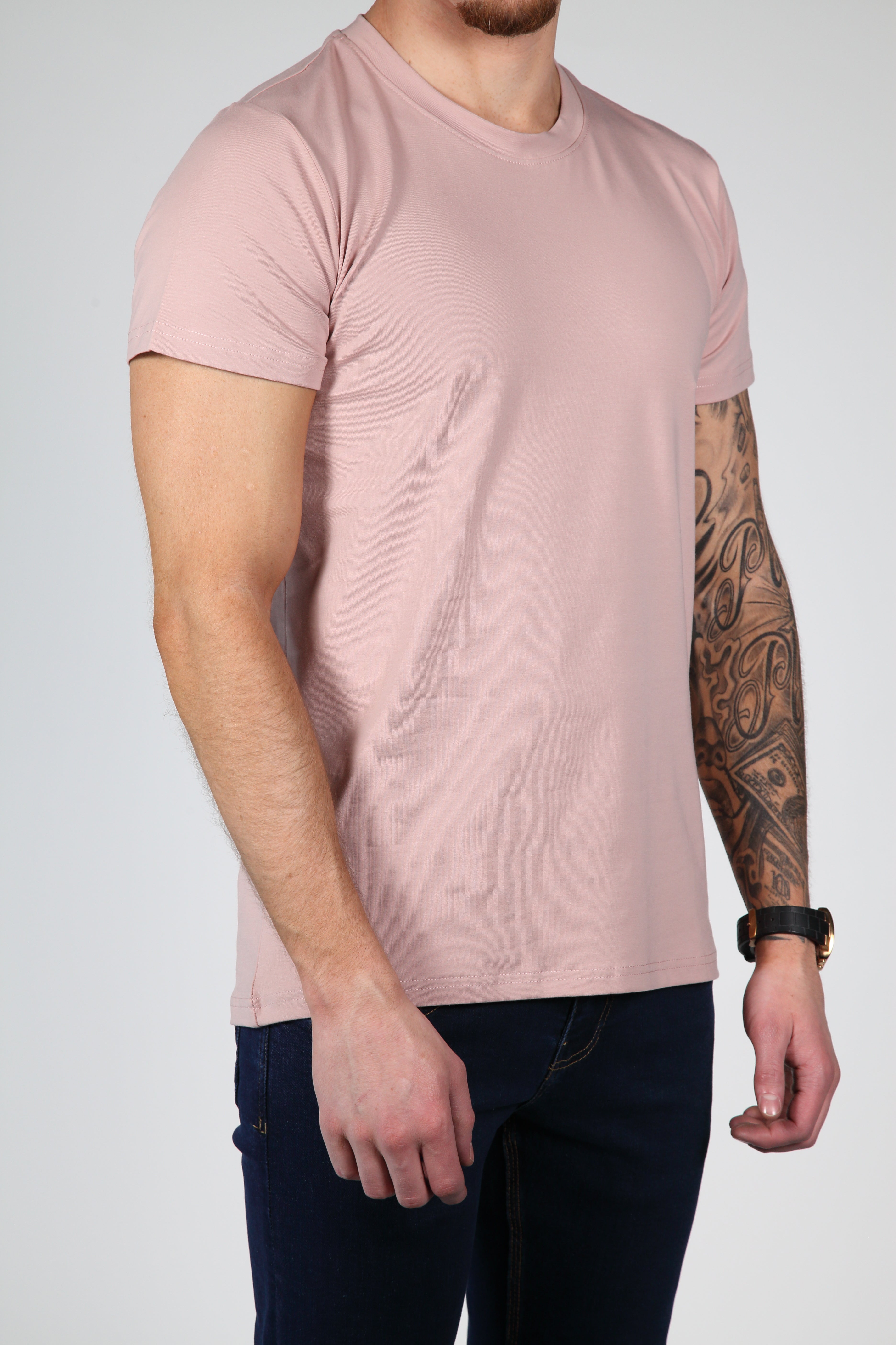 Camiseta de salmón básica