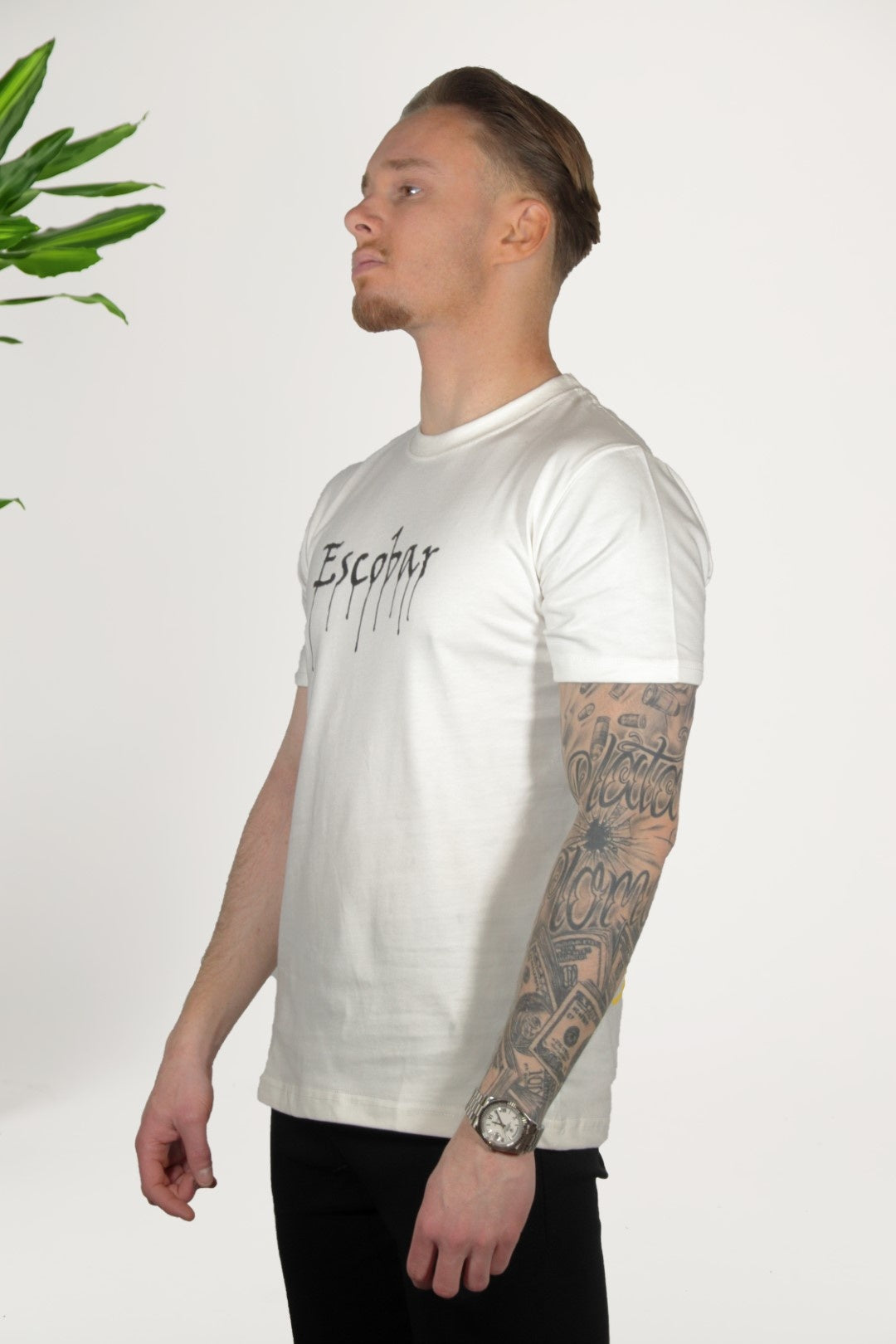Camiseta escobar blanco