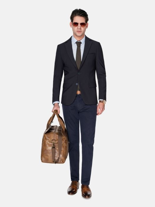 Camisa leira azul claro