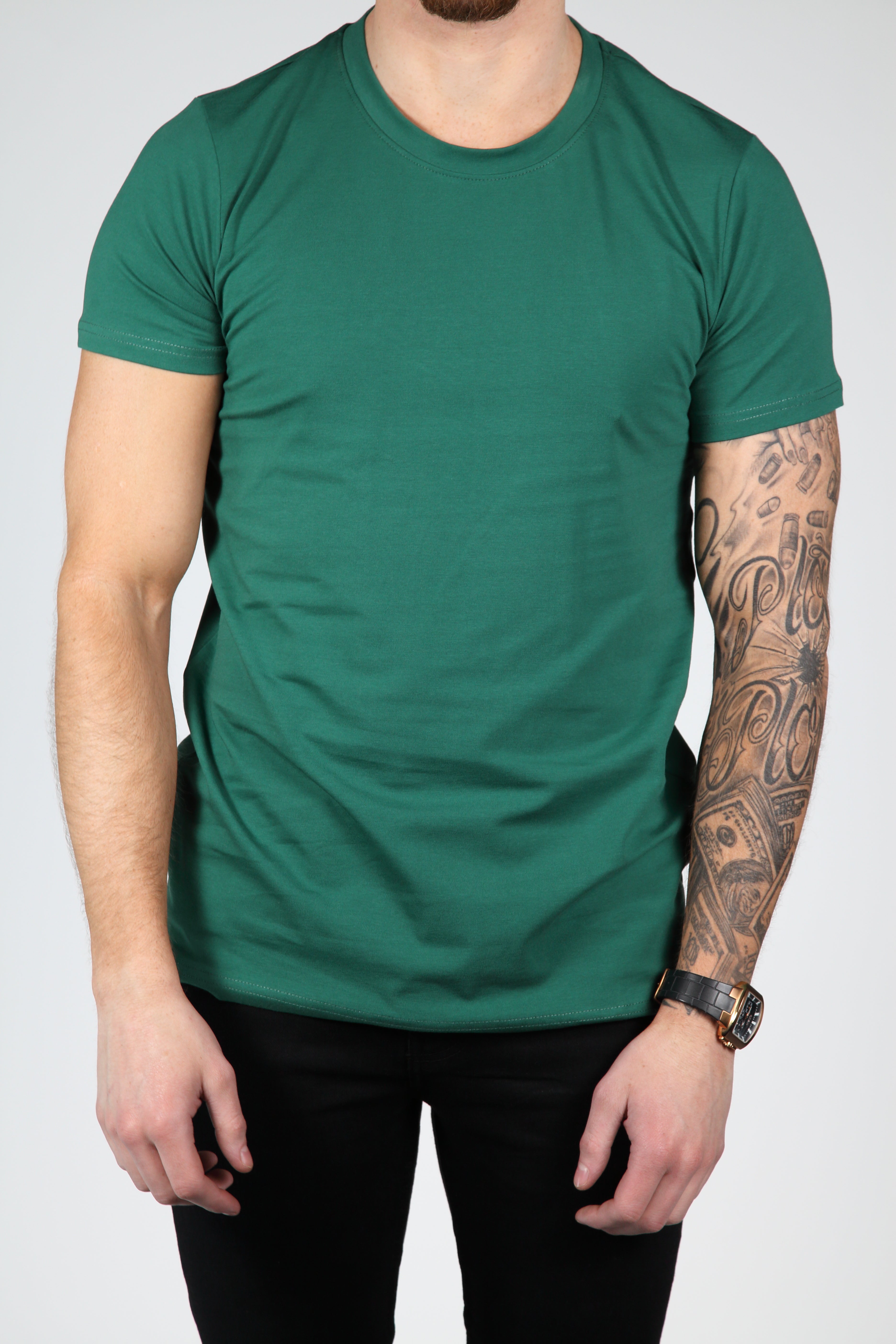 Camiseta verde básica
