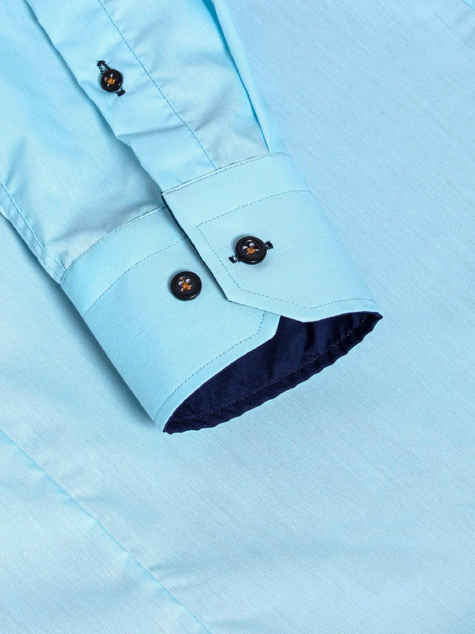 Overhemd lange Mouw Metz LT Blue