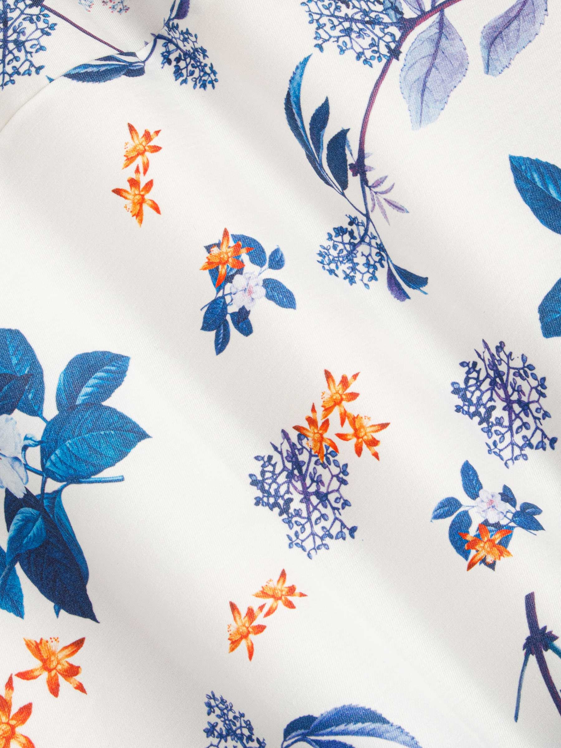 Overhemd Aries Wit Blauw