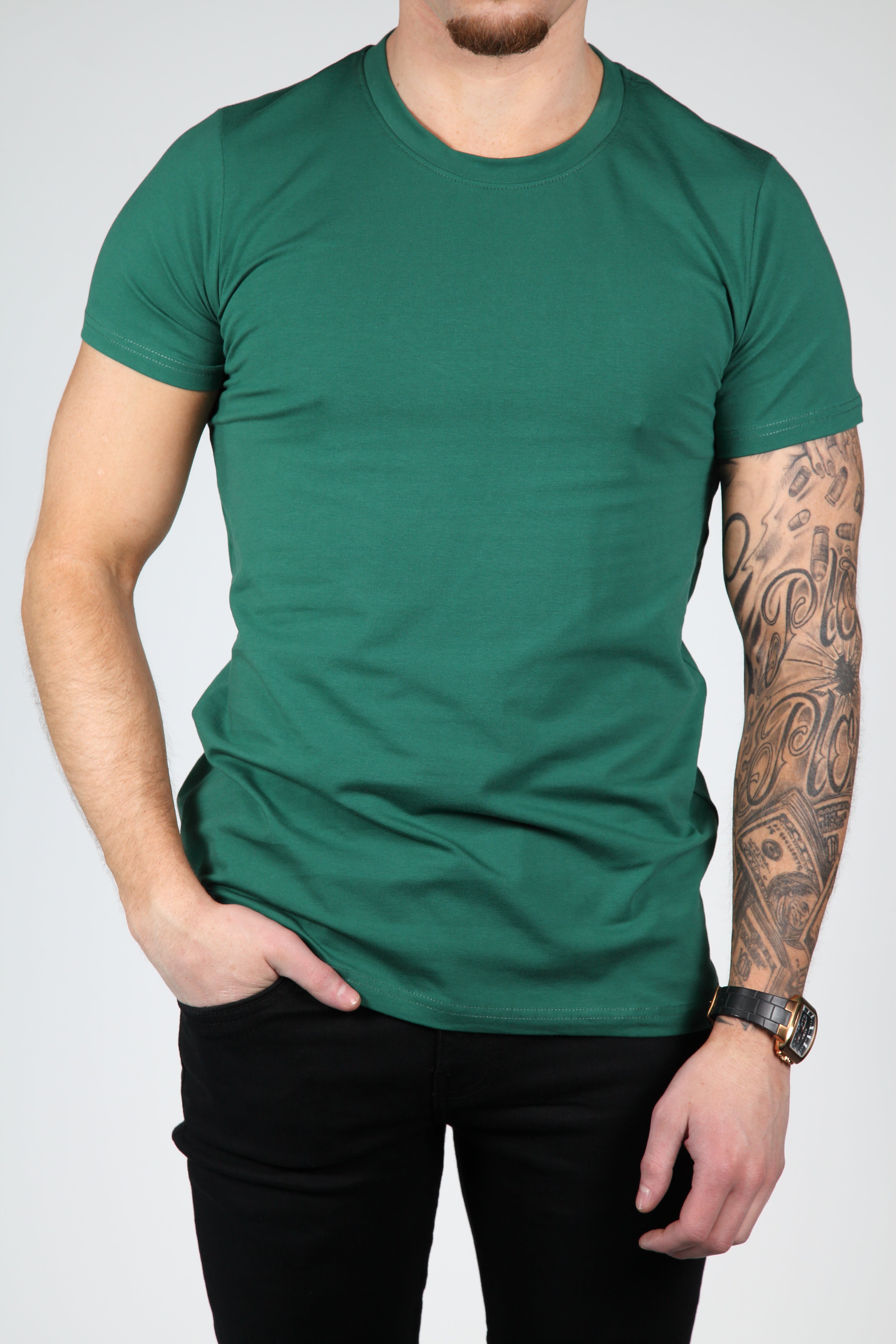 Camiseta verde básica