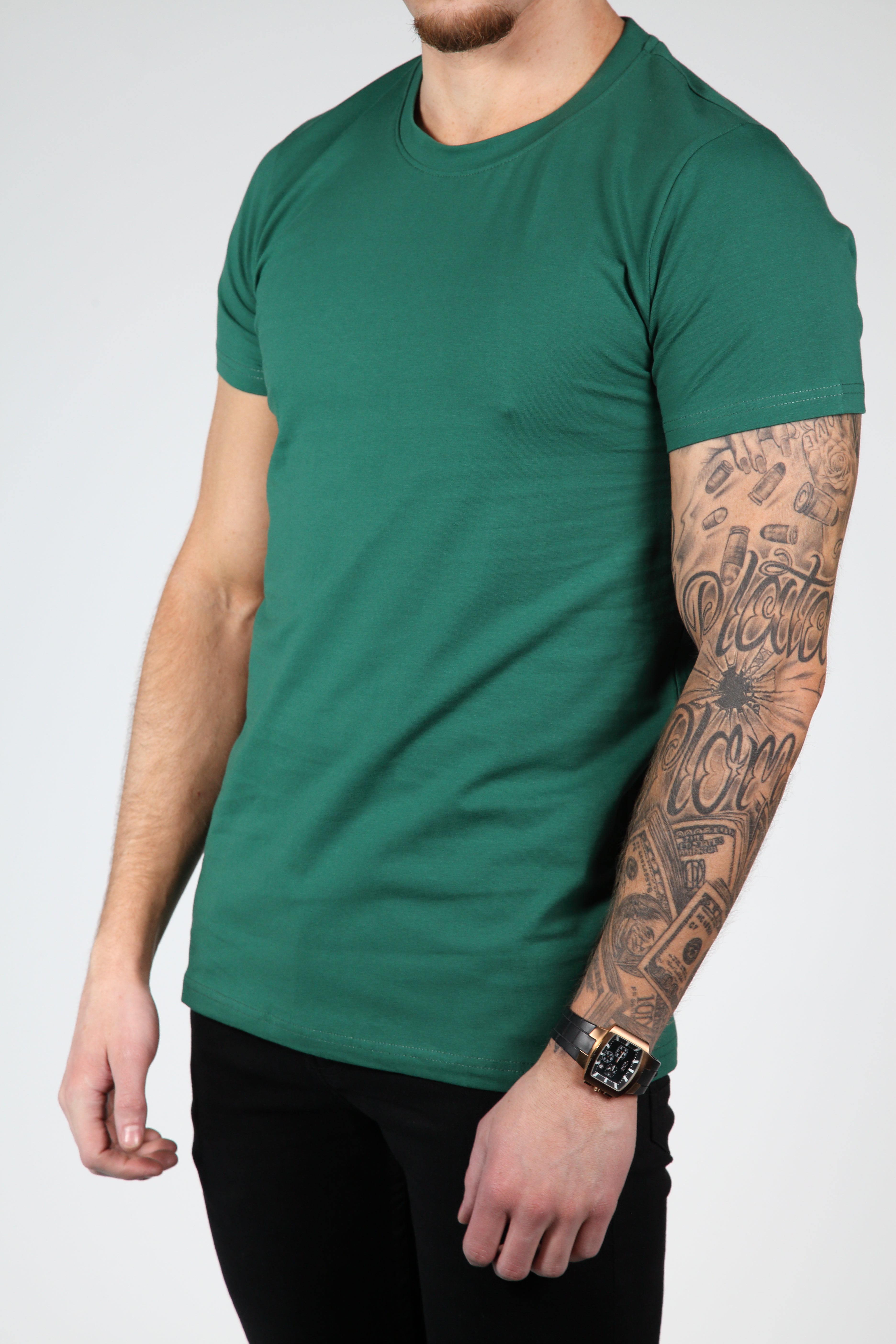 Camiseta verde básica