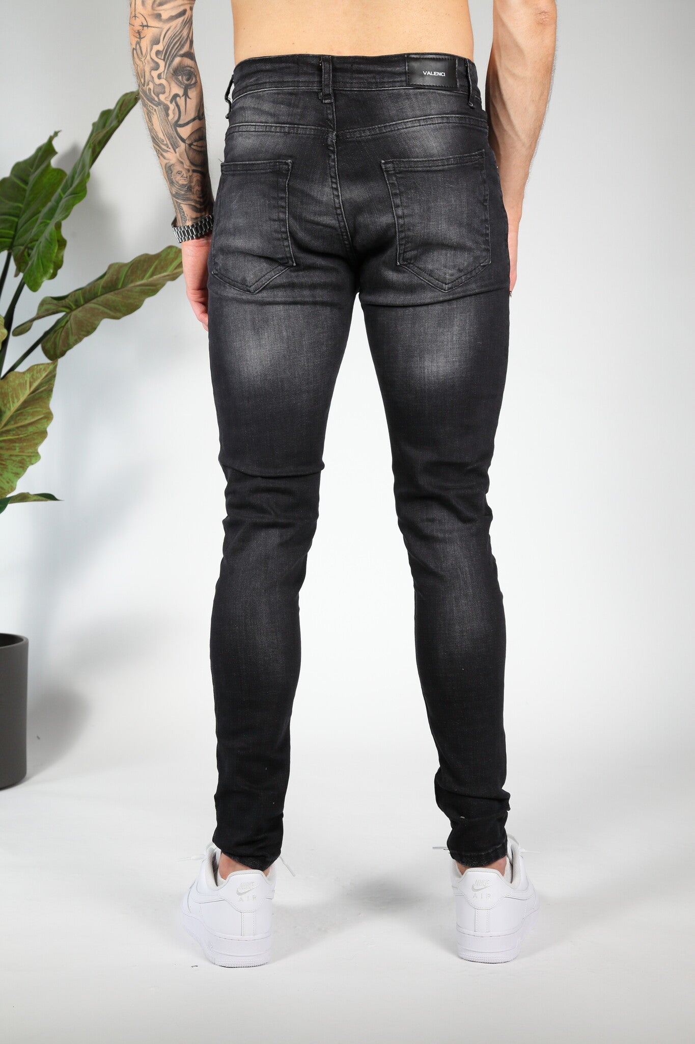 Zwarte Impact Skinny Jeans Valenci