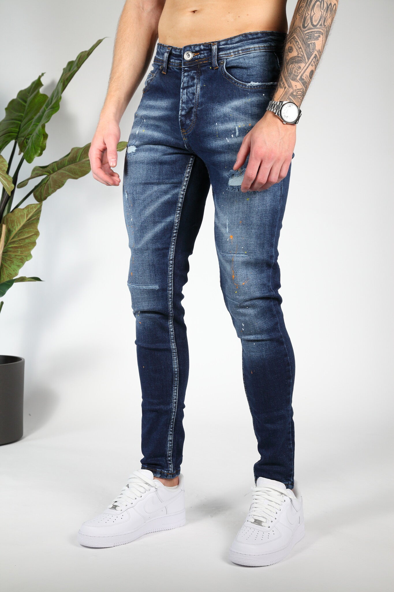 Jeans Artsy Spalsh Navy
