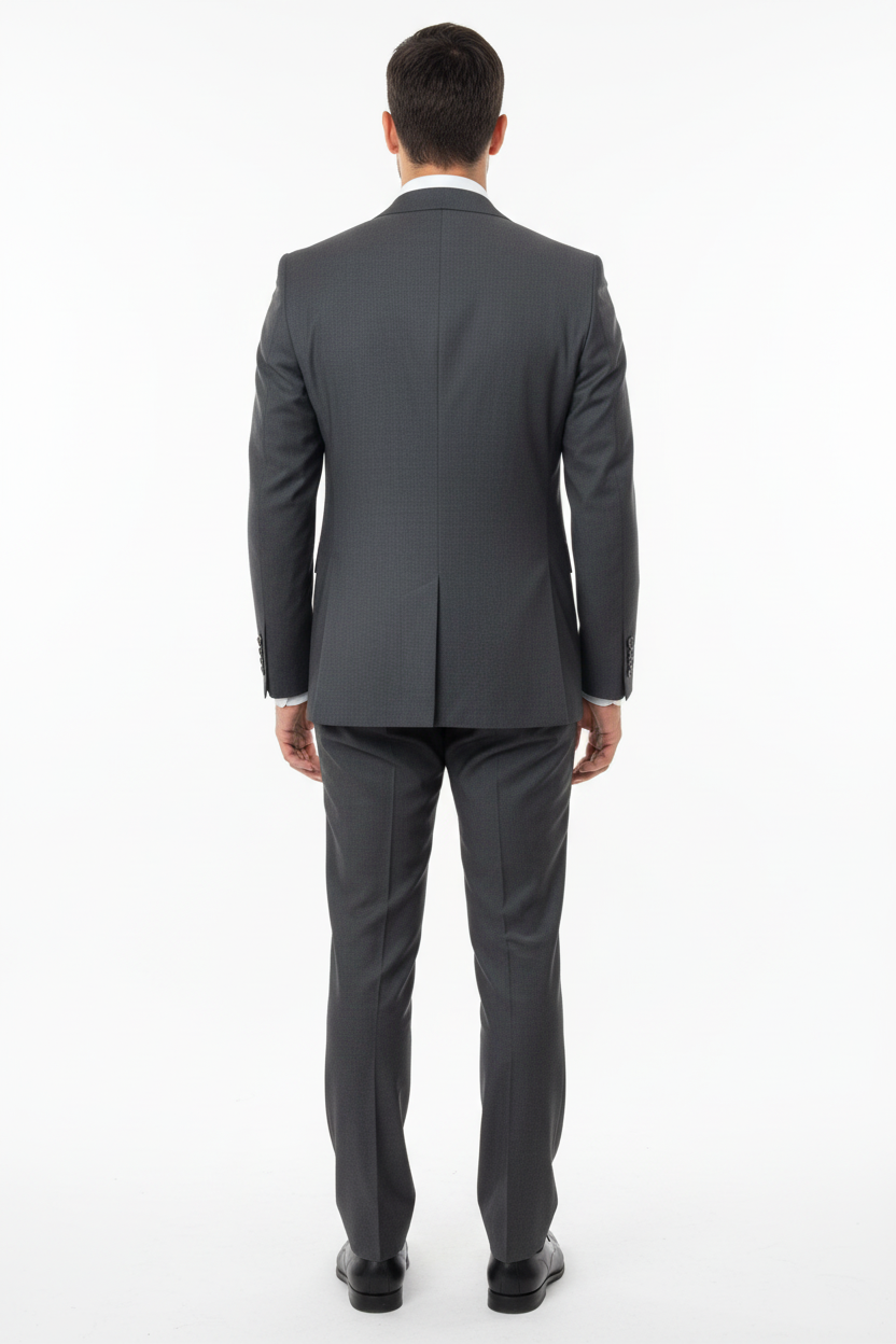 Alverino Driedelig Pak Antraciet