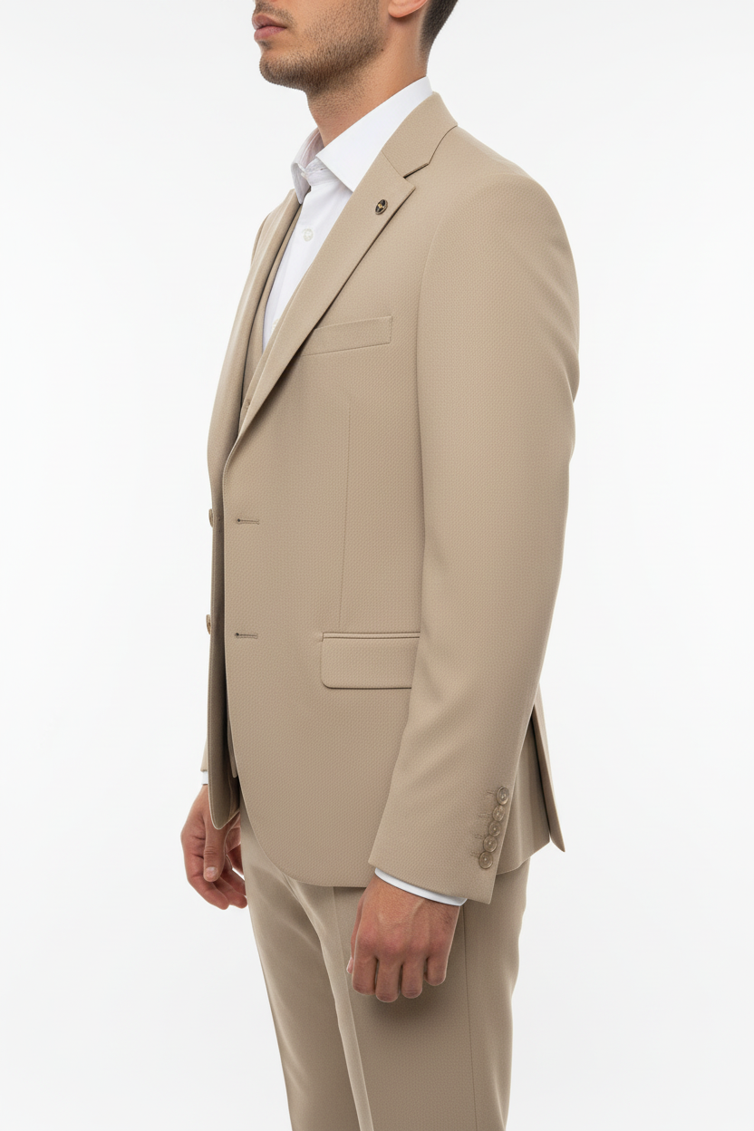 Morvelli Dreiteiliger Anzug Grau