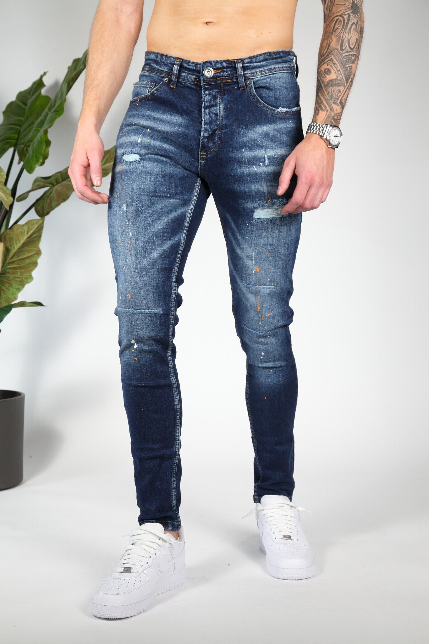 Jeans Artsy Spalsh Navy