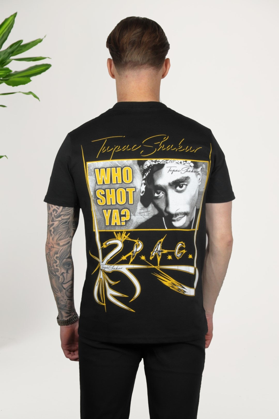 Camiseta negra tupac shakur