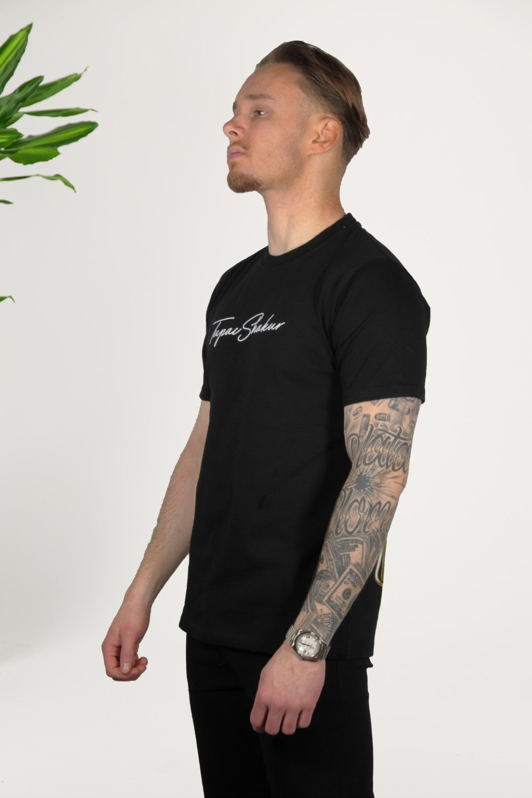 Camiseta negra tupac shakur