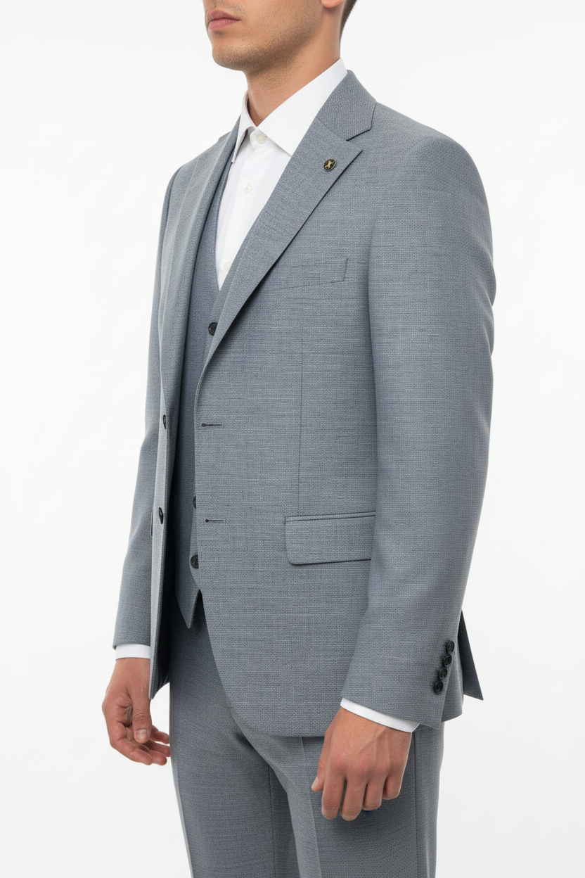 Sartoria Driedelig Pak Licht Blauw