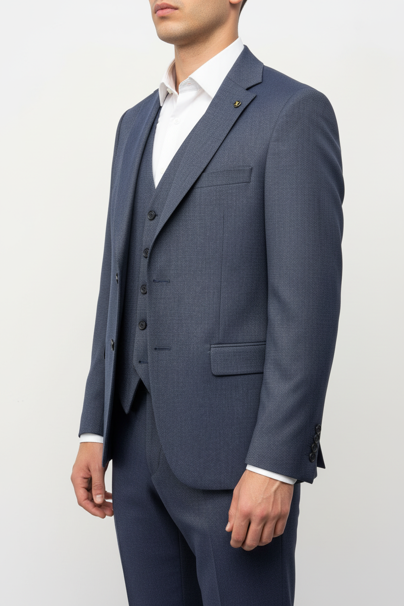 Sartoria Driedelig Pak Navy