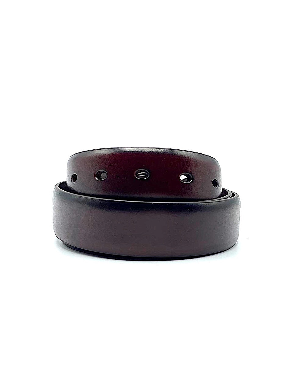 Leather belt Croco Gray