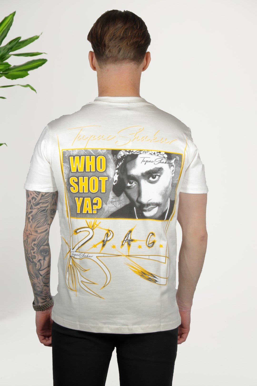 T-shirt White Tupac Shakur