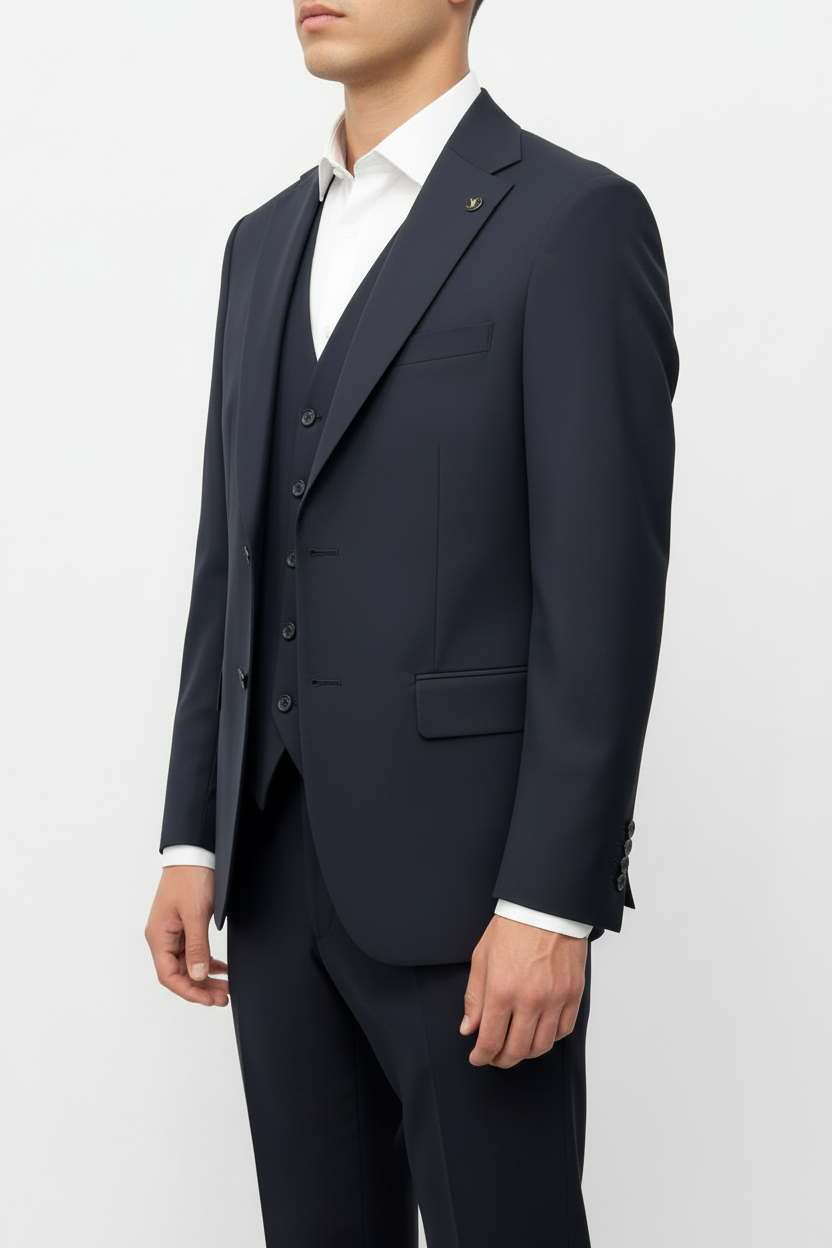Lorenzo Driedelig Pak Navy
