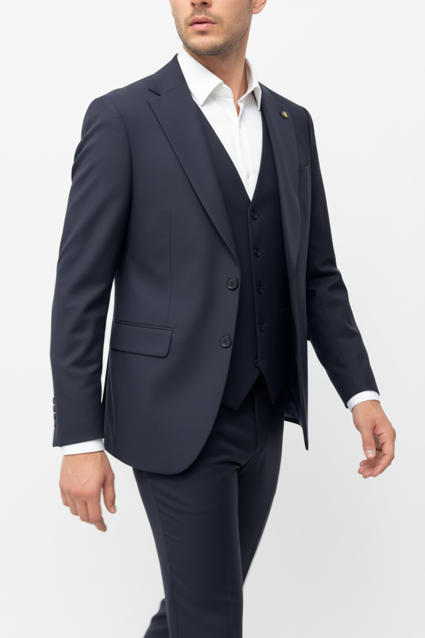 Lorenzo Driedelig Pak Navy