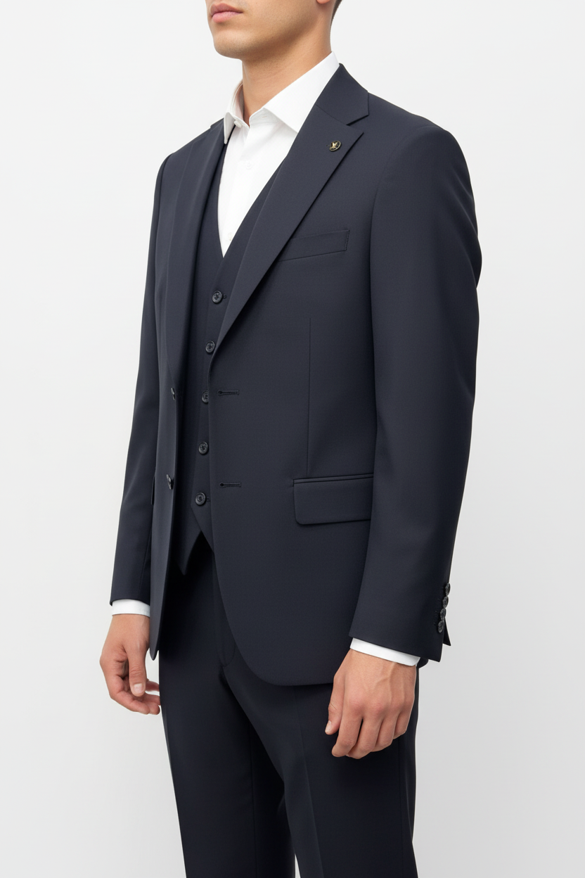 Lorenzo Driedelig Pak Navy