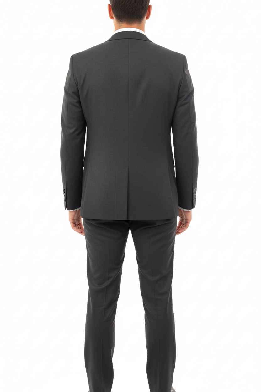 Lorenzo Driedelig Pak Antraciet