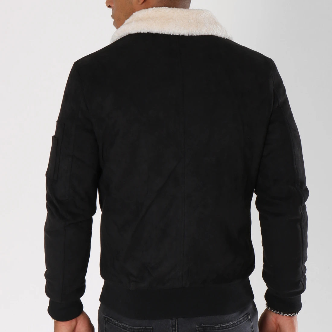 Bomber Jacket Lammy Black