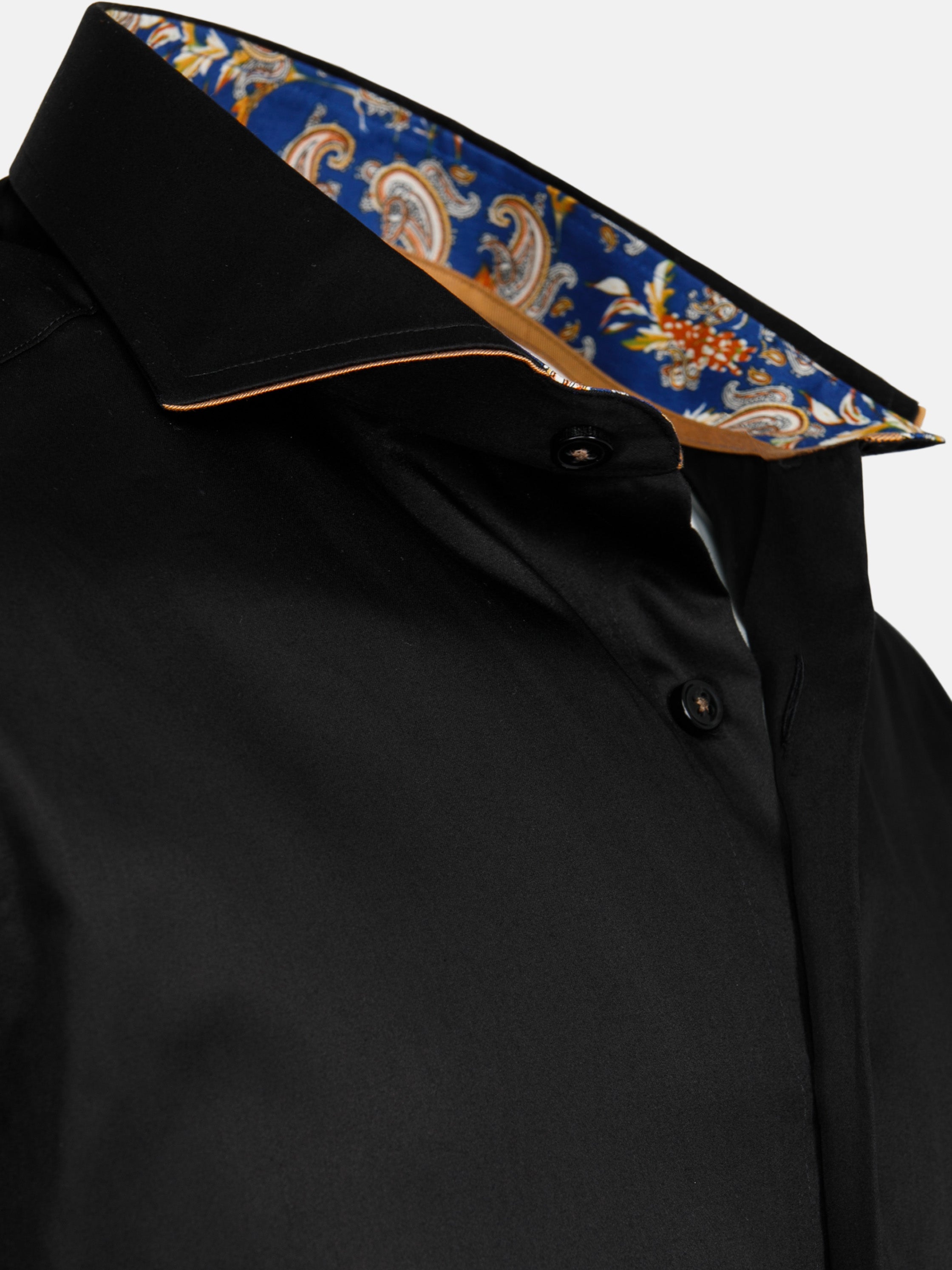 Overhemd Lange Mouw Marino Zwart