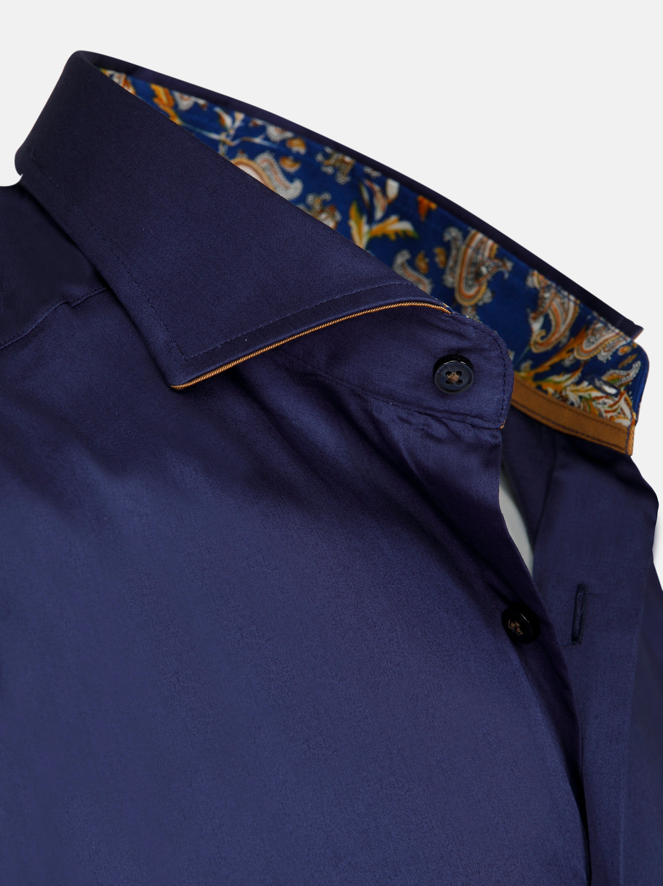 Overhemd Lange Mouw Marino Navy