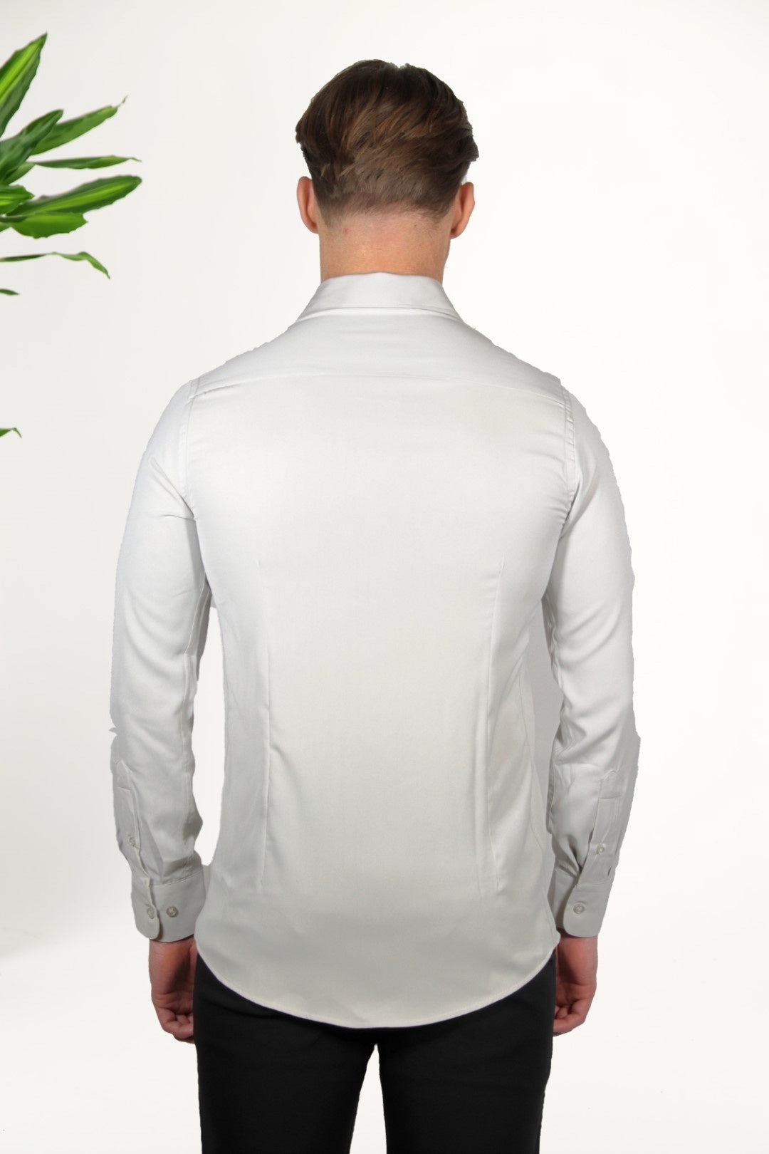 Stretch Overhemd Grijs