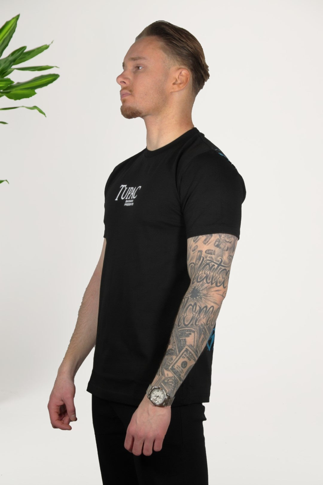 T-shirt Black Tupac