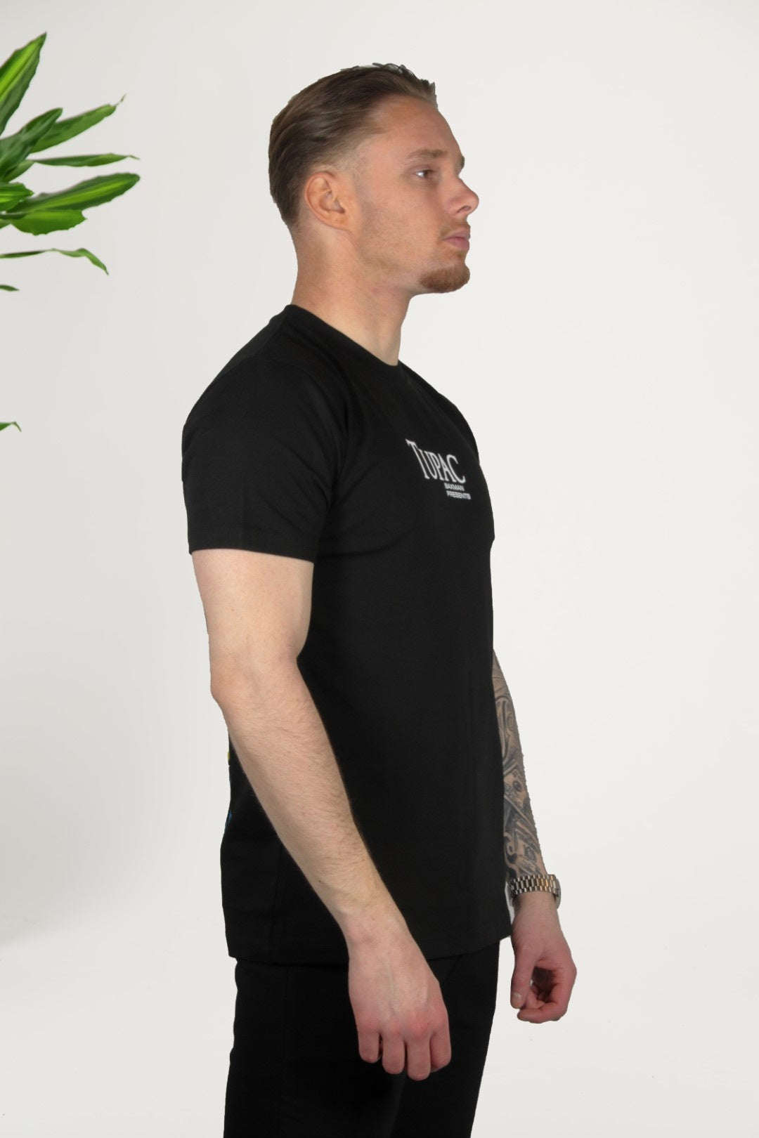 T-shirt Black Tupac